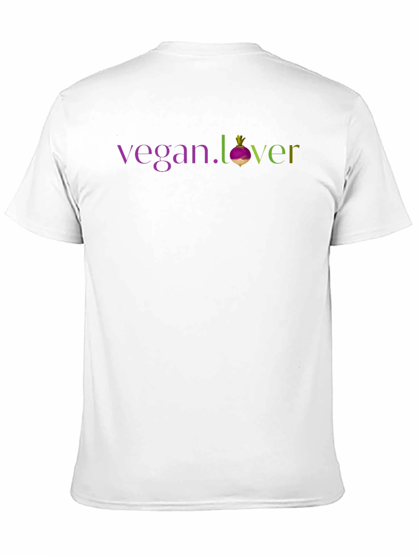 Black Vegan Lover T-Shirt - Unique Turnip Design view 11