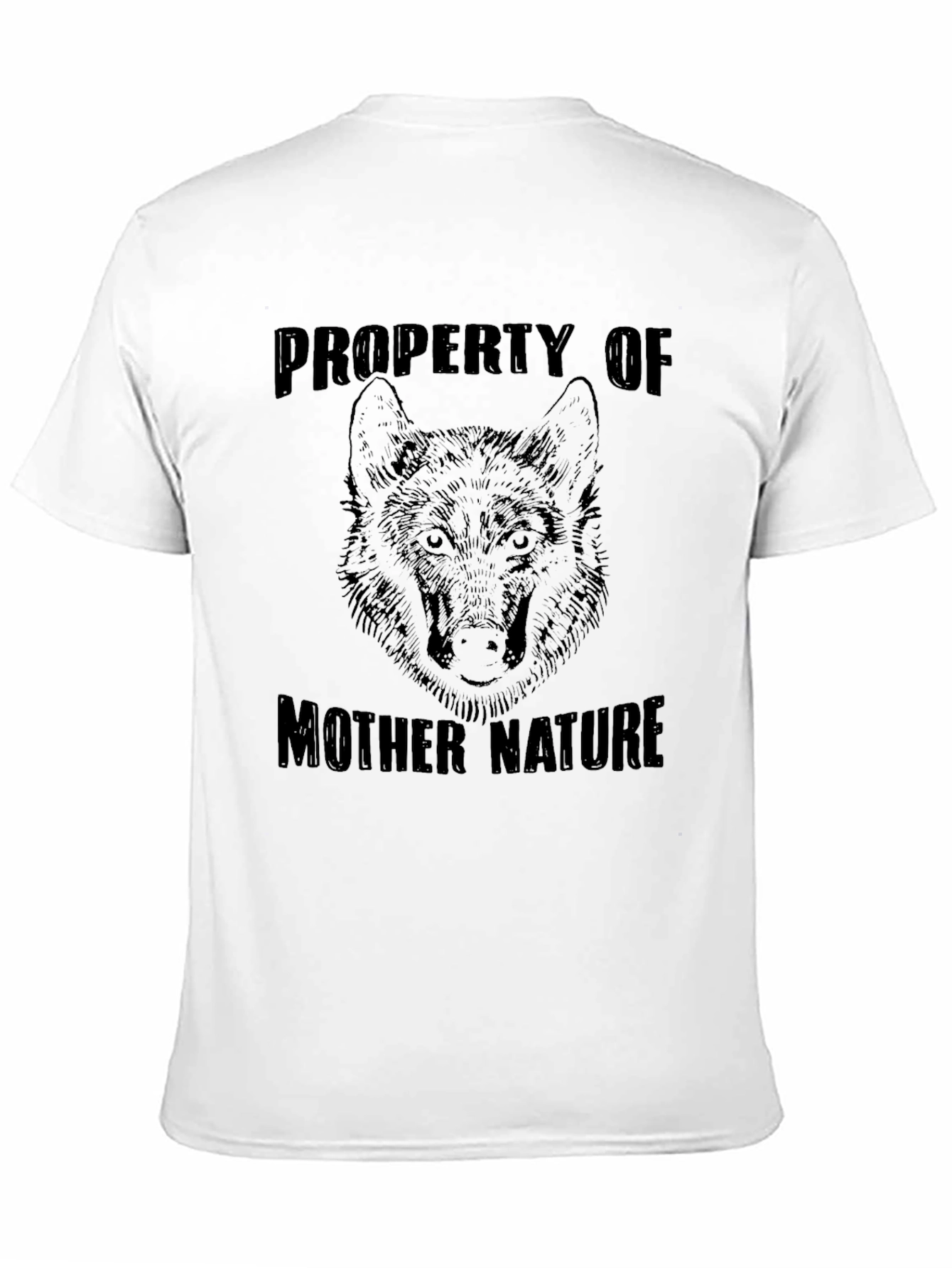 Property of Mother Nature Wolf Graphic T-Shirt - 11