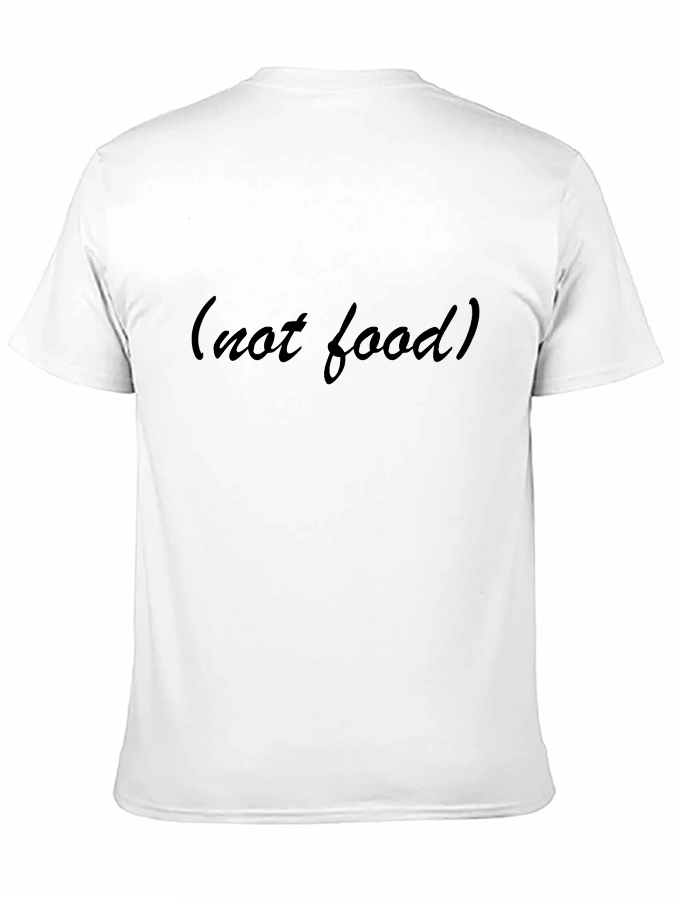 Black Not Food Men's T-shirt view 11