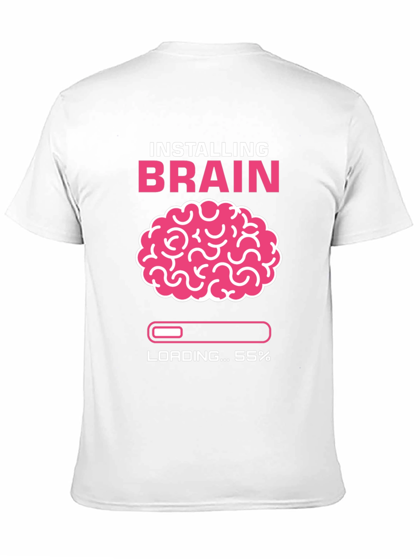 Black Installing Brain T-Shirt - Funny Nerd Tee view 11