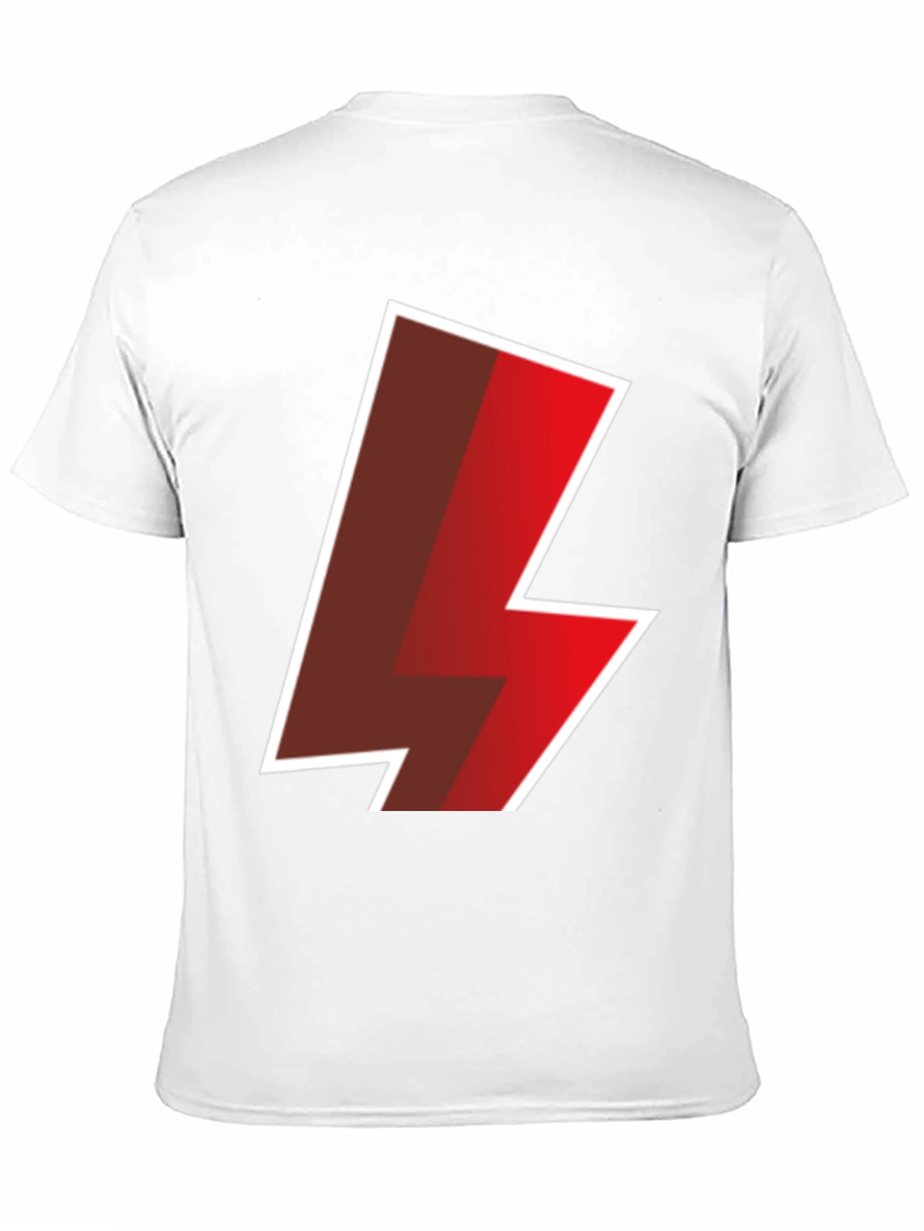 Black Bold Lightning Bolt Graphic Tee - Black view 11