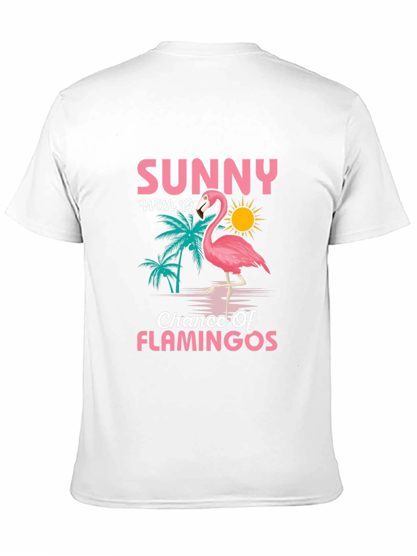 Sunny Flamingo Graphic T-Shirt - 11