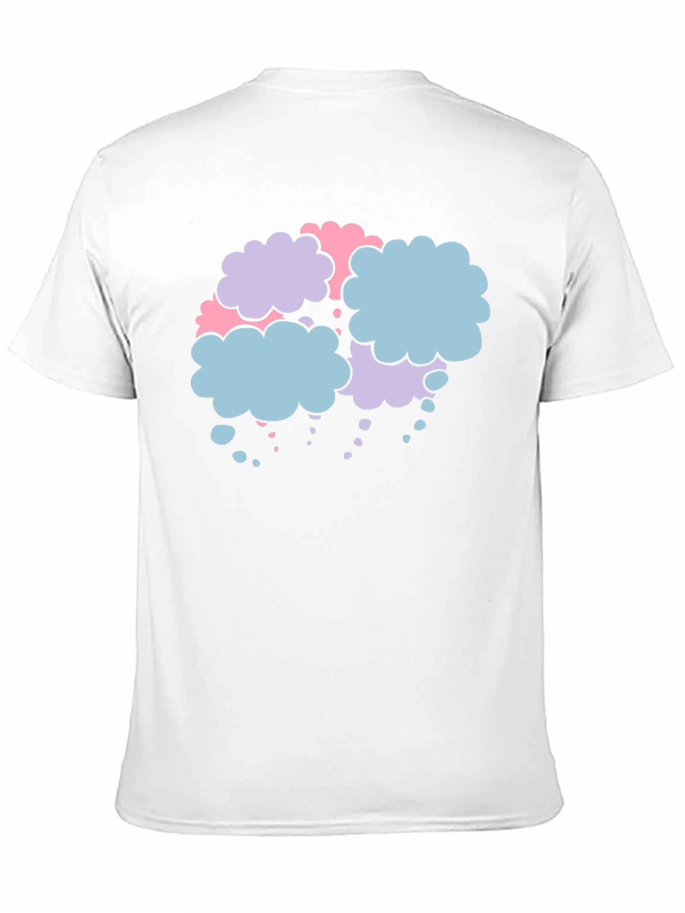 Black Cloud Bubble Graphic Tee - Soft Cotton Blend view 11