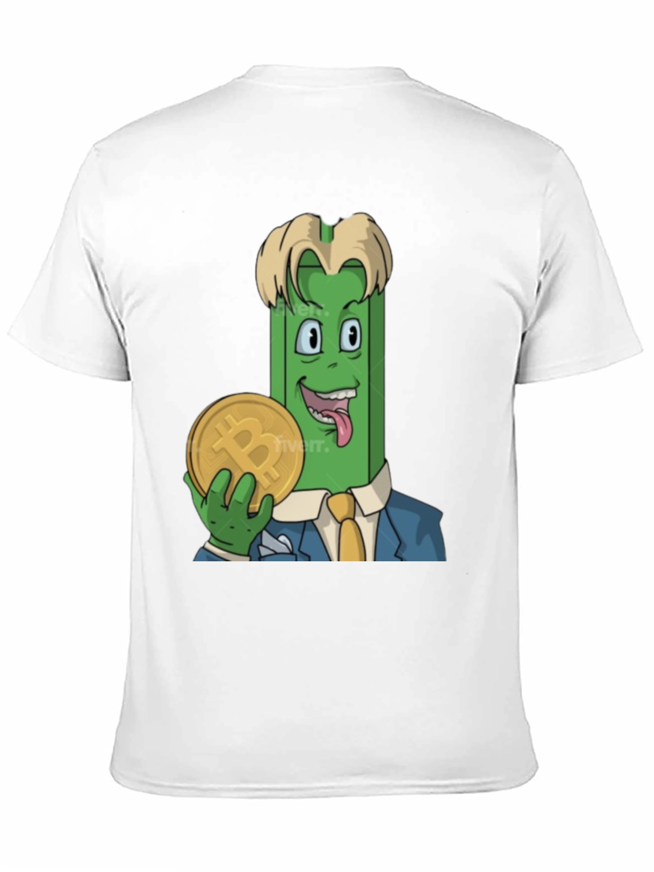 Black Crypto Celery Bitcoin T-Shirt view 11
