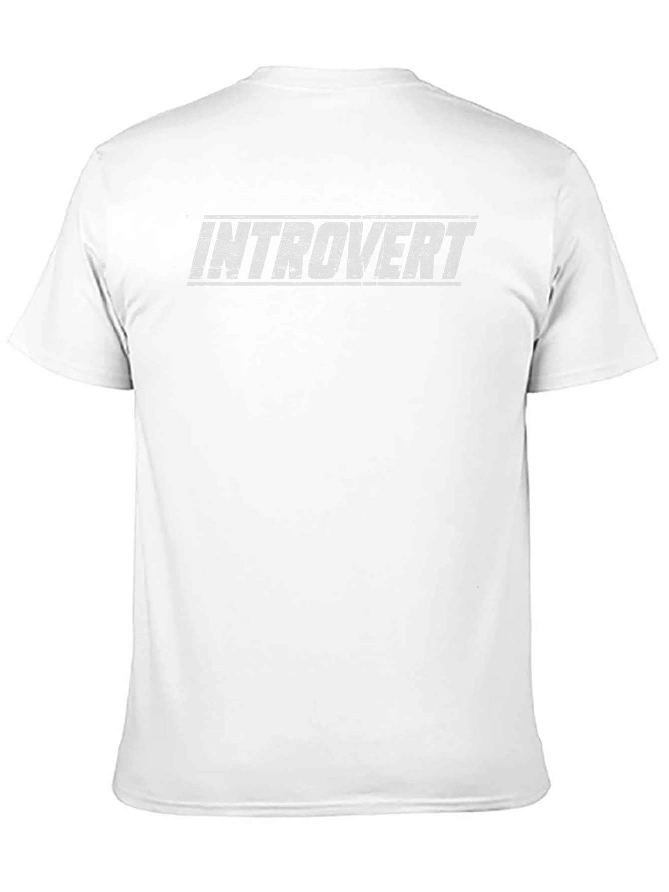 Black Introvert Graphic Tee - Soft Black T-Shirt view 11
