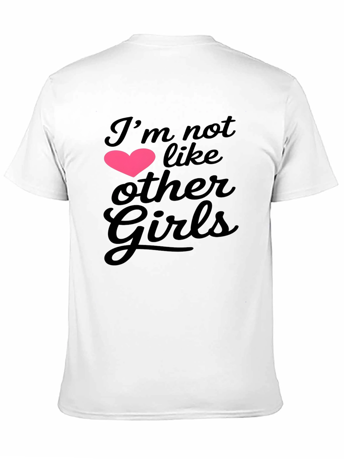 Black I'm Not Like Other Girls Graphic Tee view 11