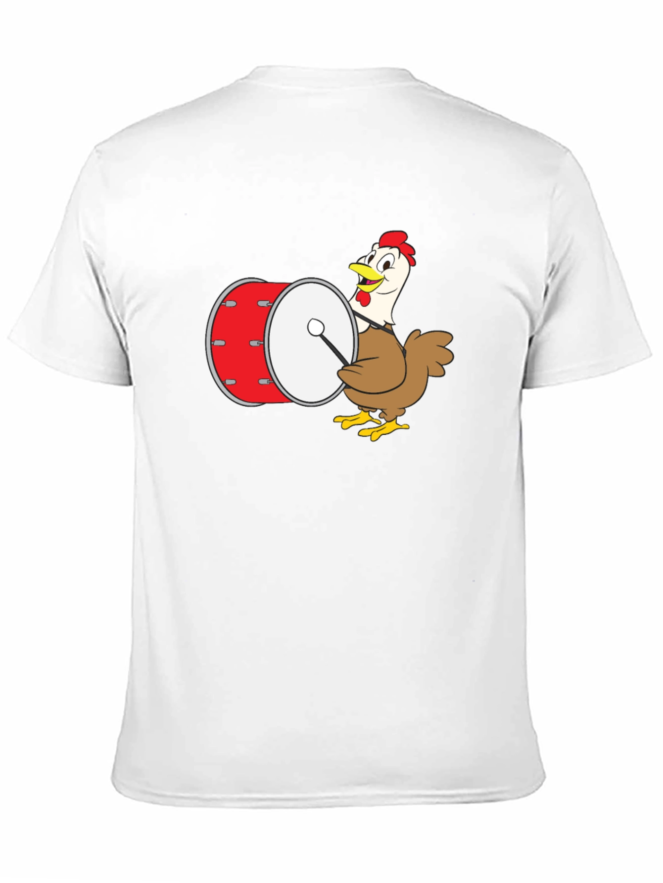 Black Chicken Drummer Graphic Tee view 11