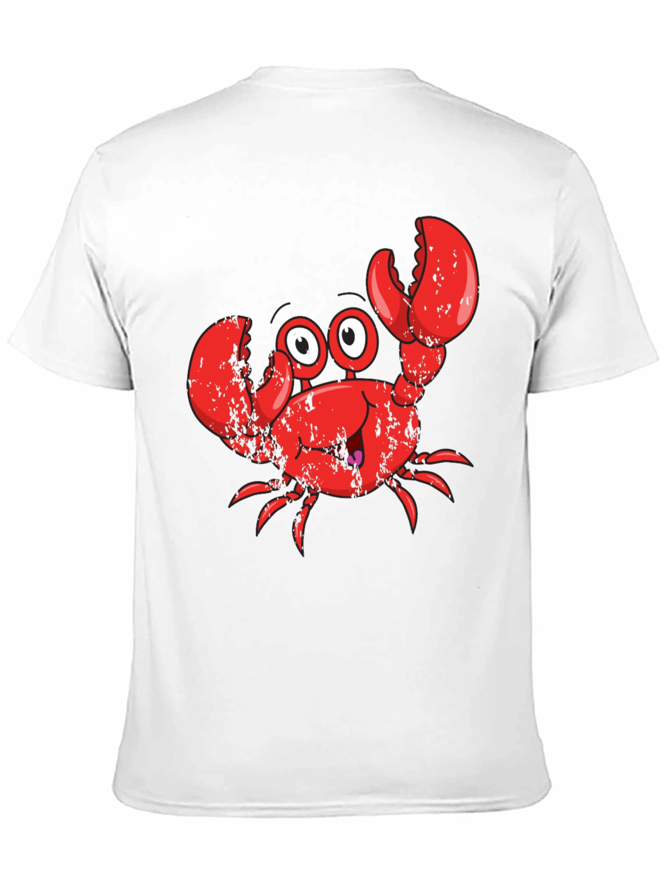 Black Crabby Character Black T-Shirt view 11