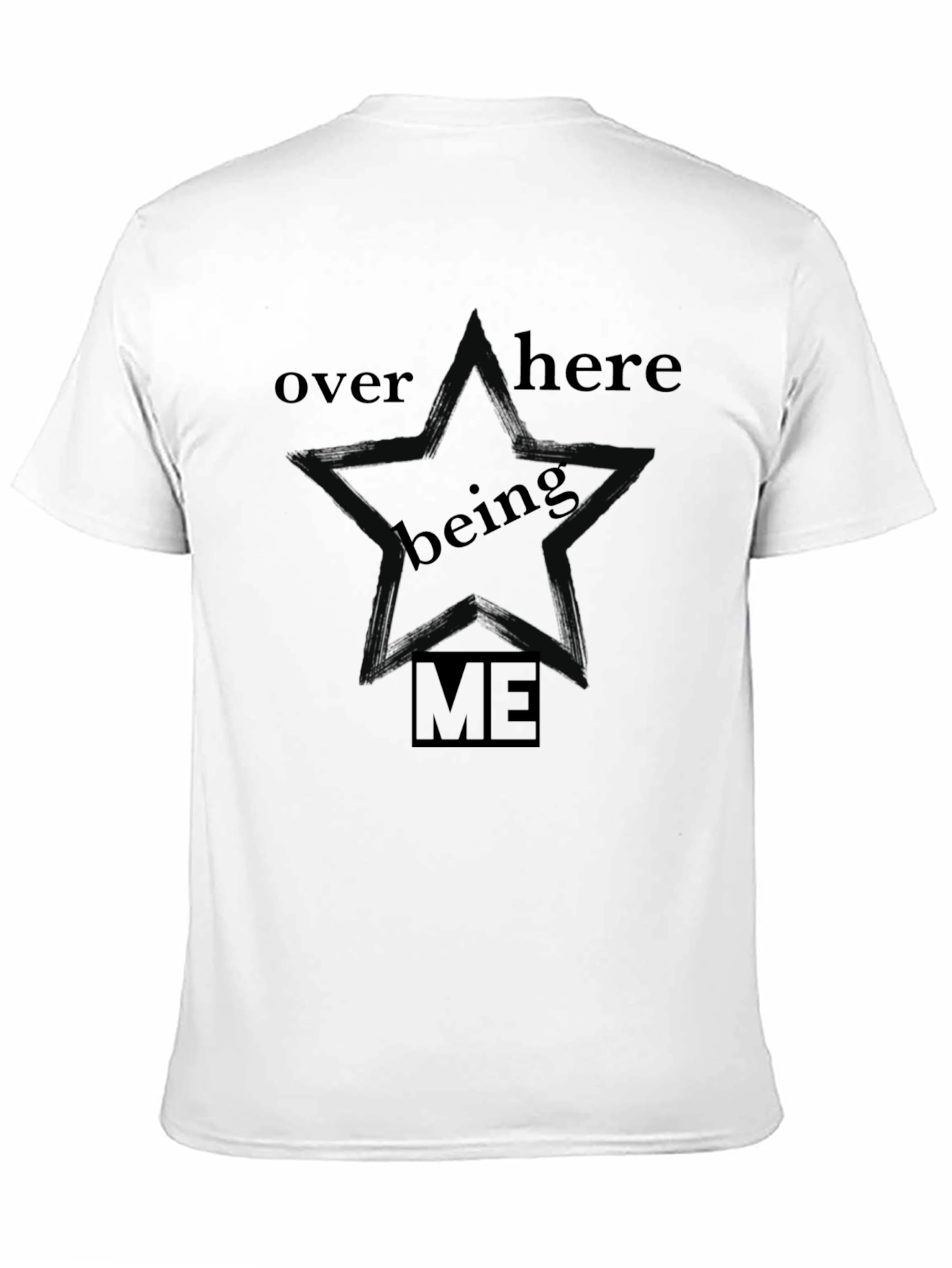 Black Being Me Star Graphic Black T-Shirt view 11