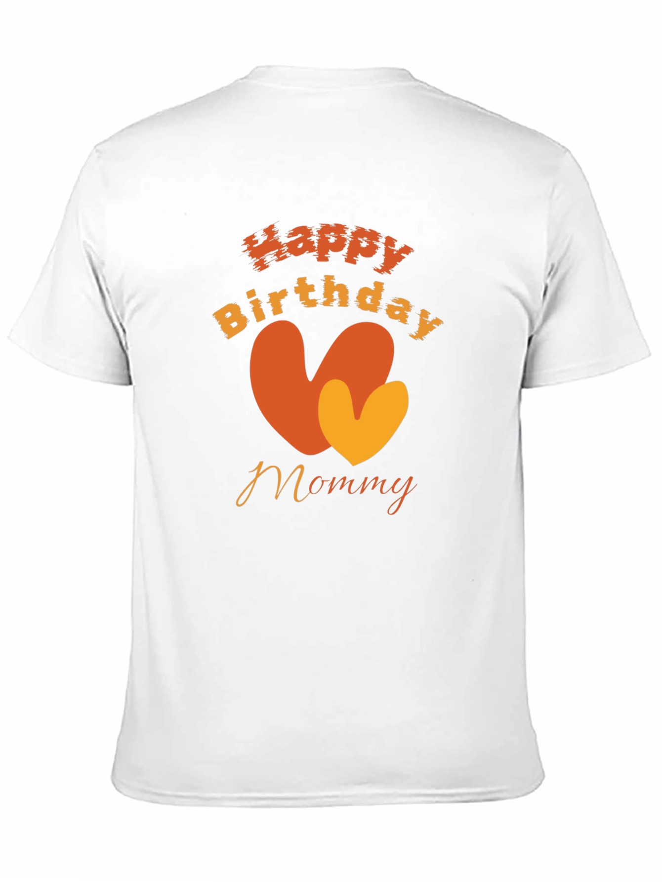 Black Happy Birthday Mommy Black T-Shirt view 11