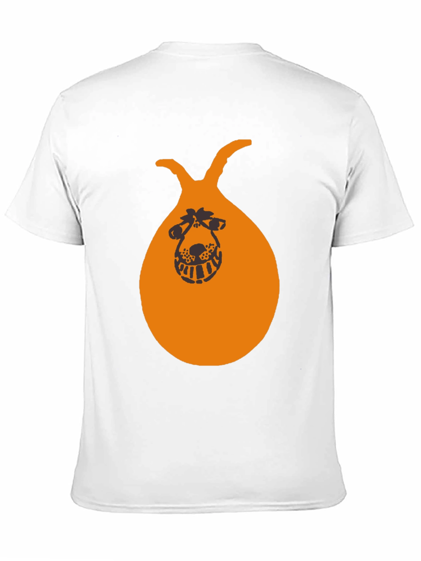 Black Funny Hopper Ball Graphic Tee - Black Cotton T-Shirt view 11