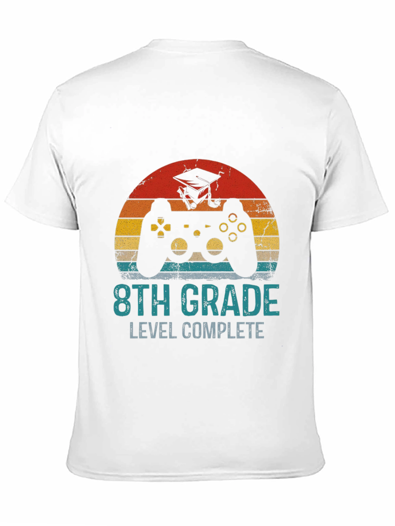 8th Grade Level Complete Gamer Graduation T-Shirt - 11