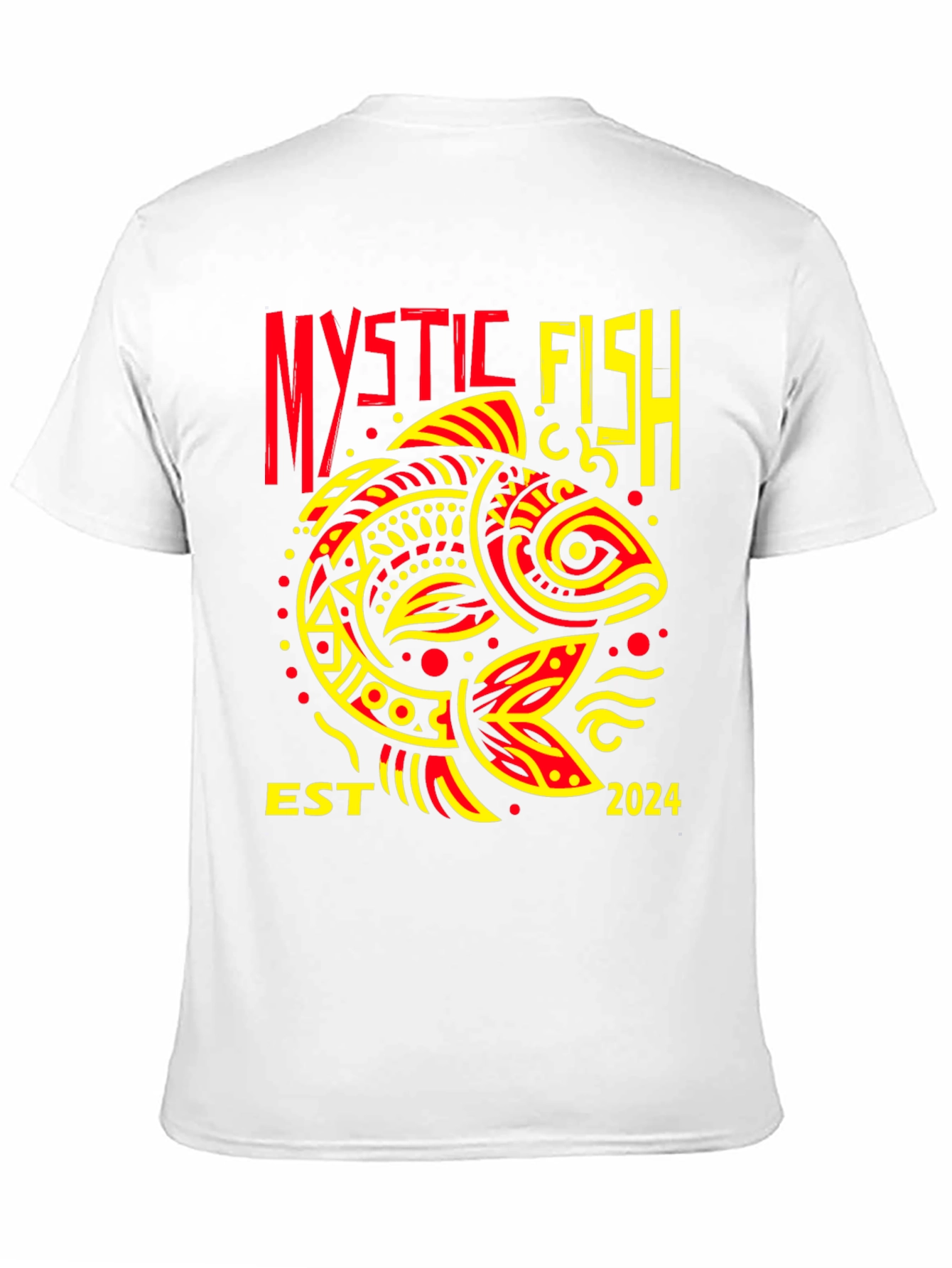 Black Mystic Fish EST 2024 Graphic Tee view 11