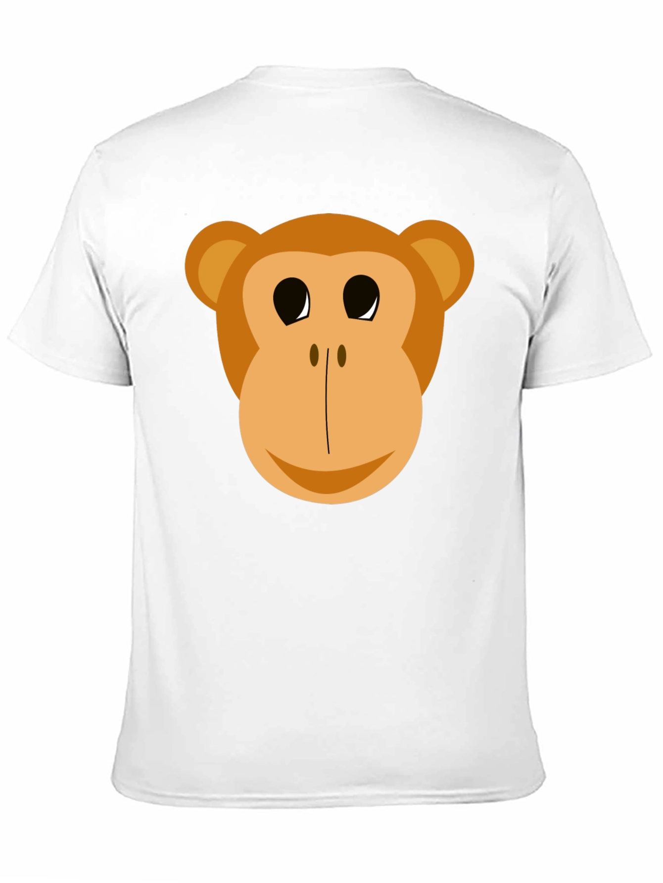 Black Funny Monkey Face Graphic T-Shirt view 11