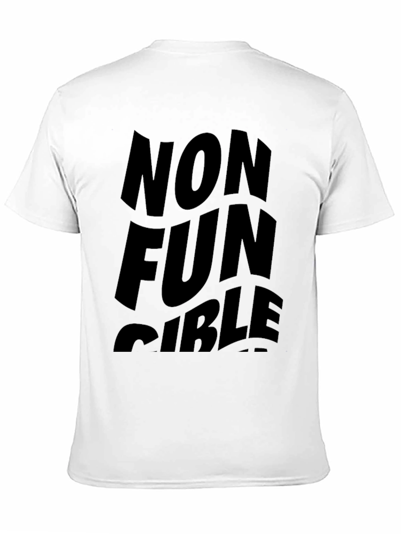 Black Non Fun Gible Black T-Shirt view 11