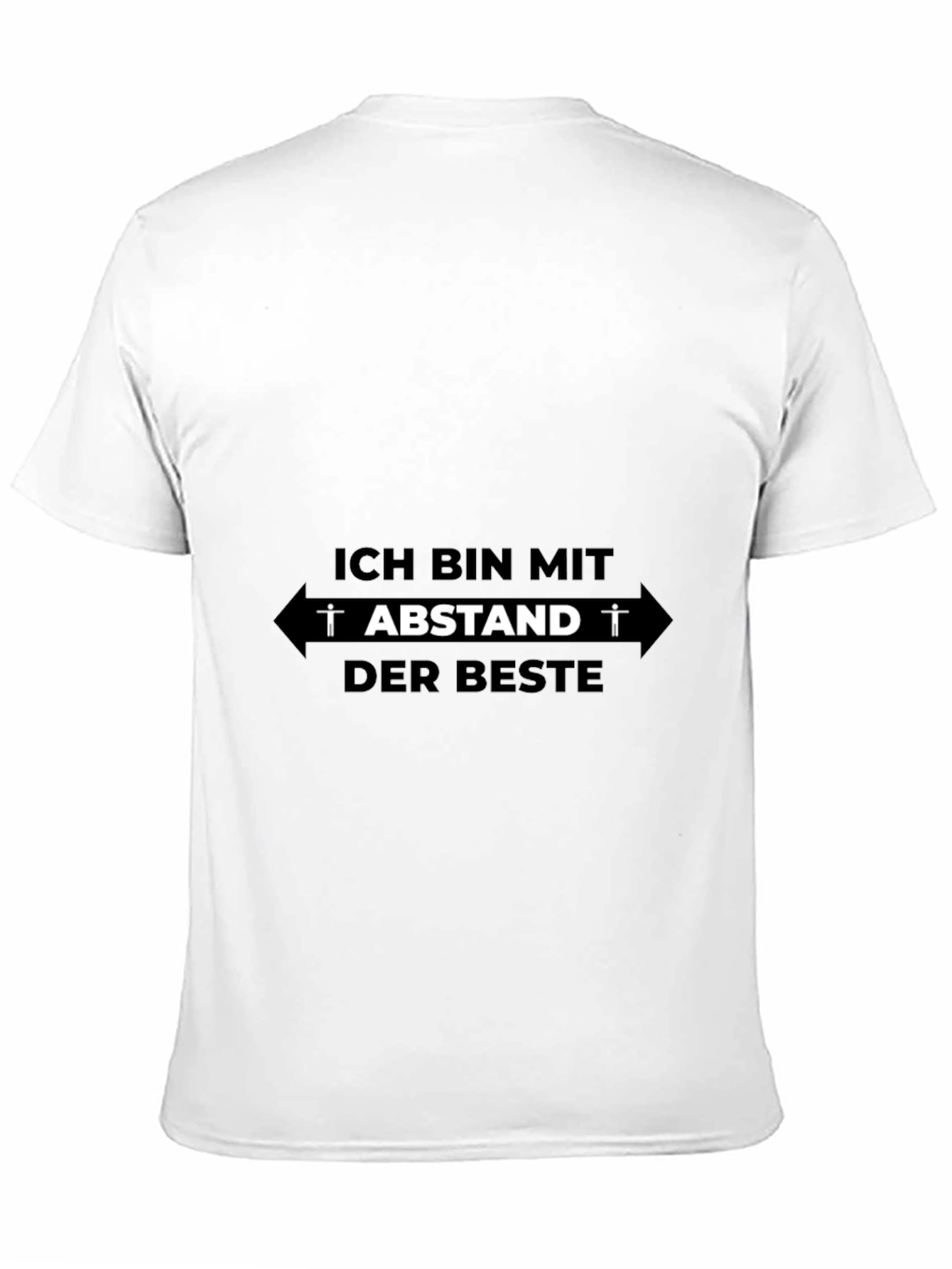 Black Ich Bin Mit Abstand Der Beste Black T-Shirt view 11