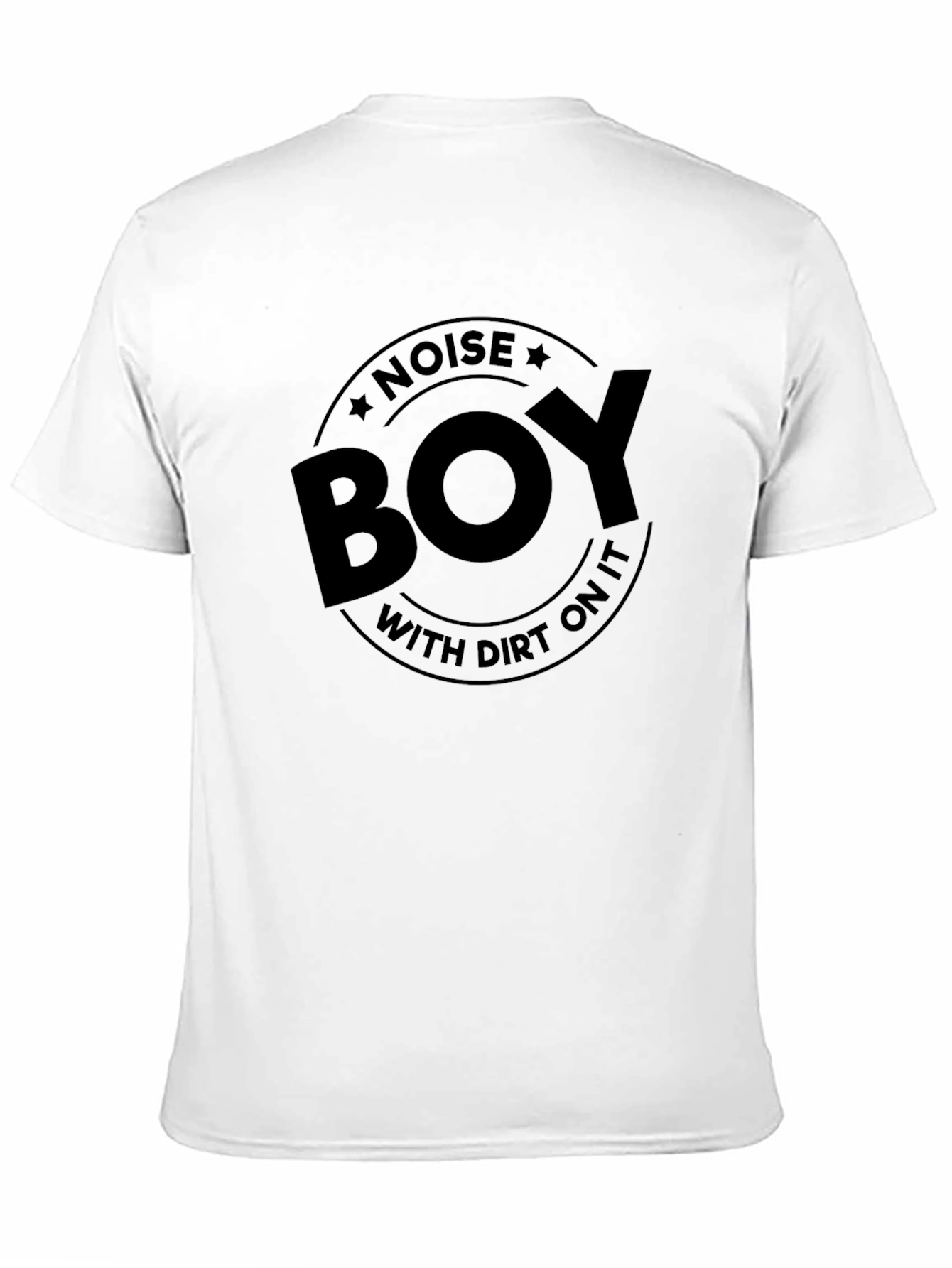 Black Noise Boy T-Shirt - With Dirt On It Graphic Tee view 11