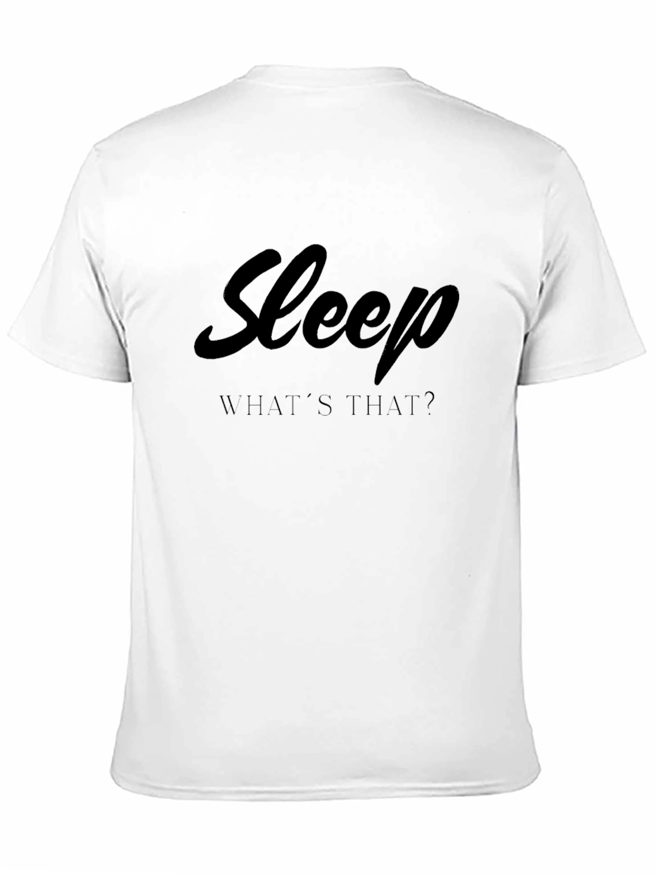 Black Sleep What's That? Black T-Shirt view 11