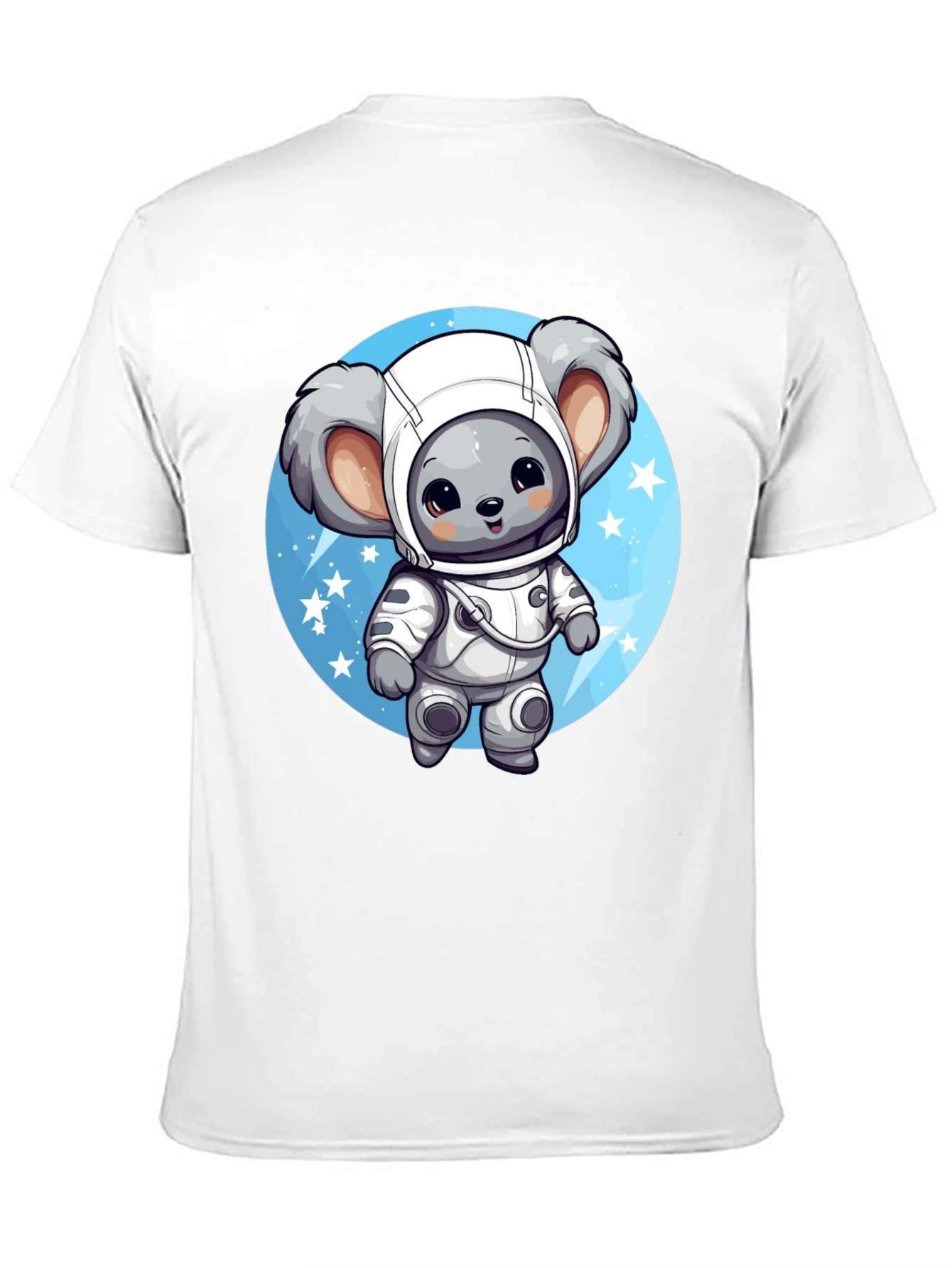 Black Koala Astronaut Graphic Tee - Black view 11