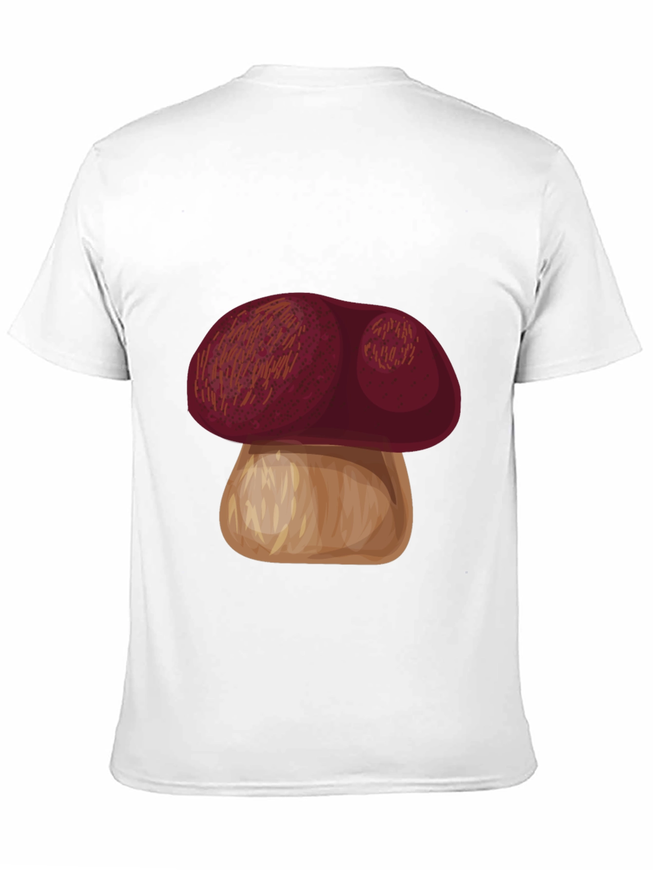 Black Mushroom Graphic Tee - Casual Black T-Shirt view 11