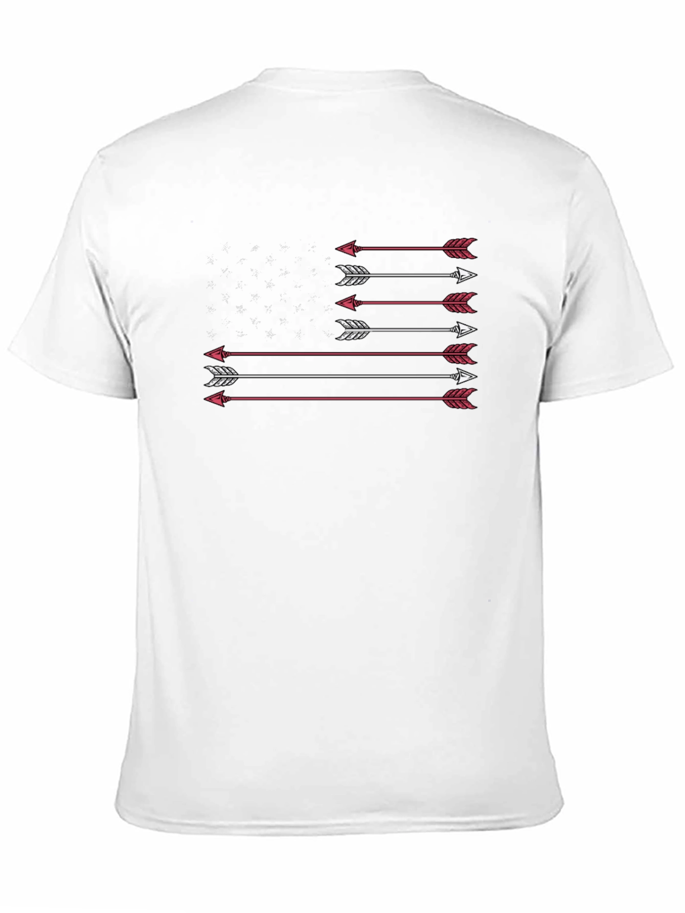 Black Arrow Flag Graphic Tee - Patriotic Design view 11