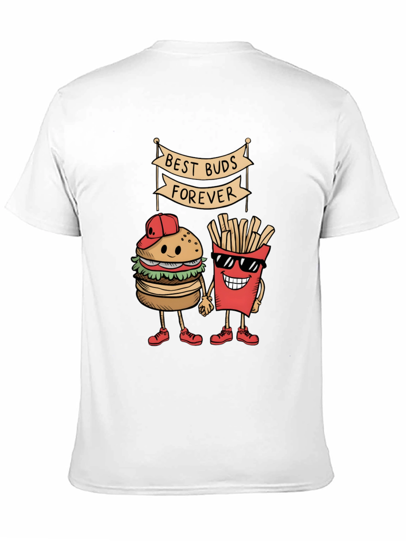 Black Best Buds Forever T-Shirt view 11