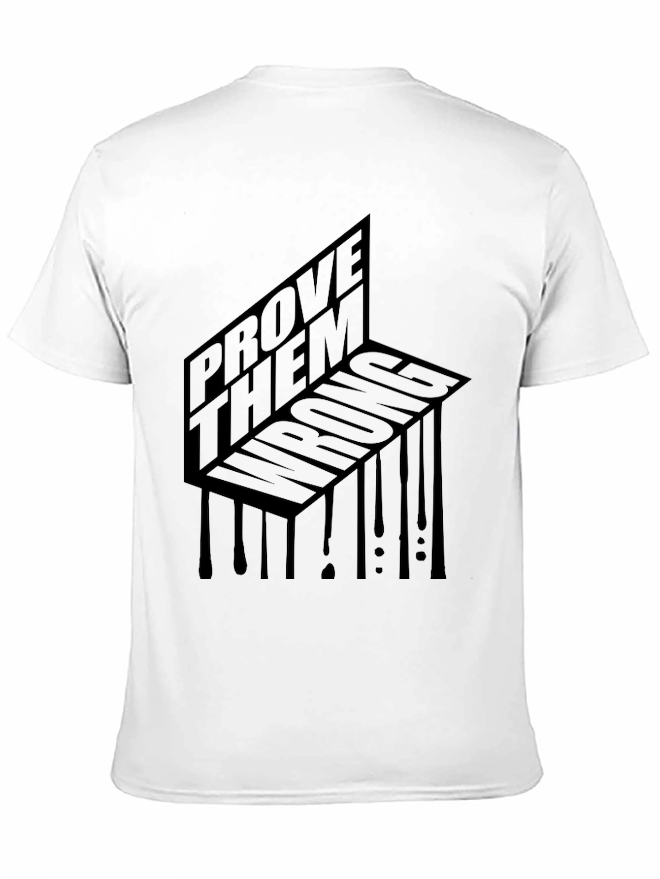 Black Prove Them Wrong Graphic Tee - Mens Black T-Shirt view 11
