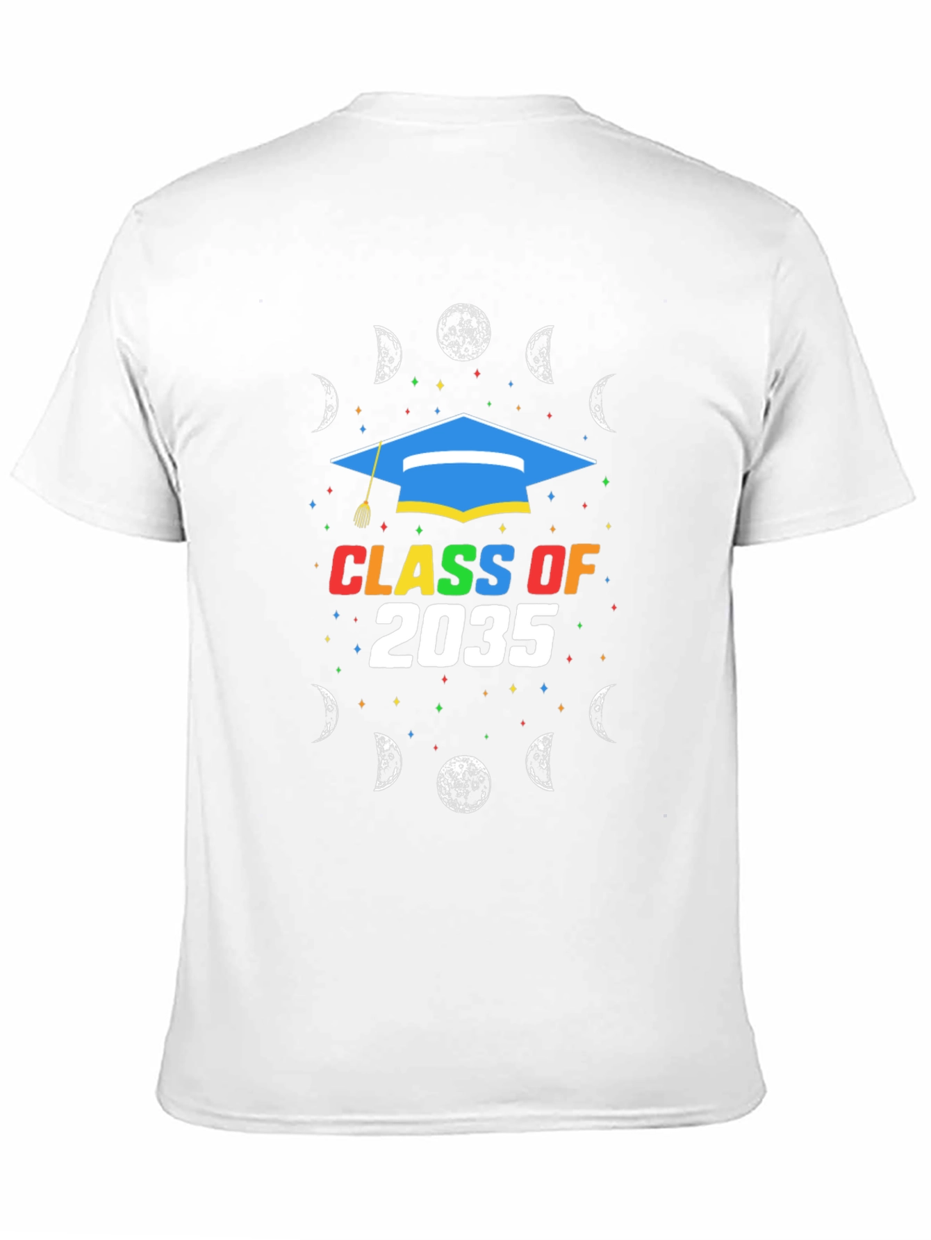 Black Class of 2035 Graduation T-Shirt view 11