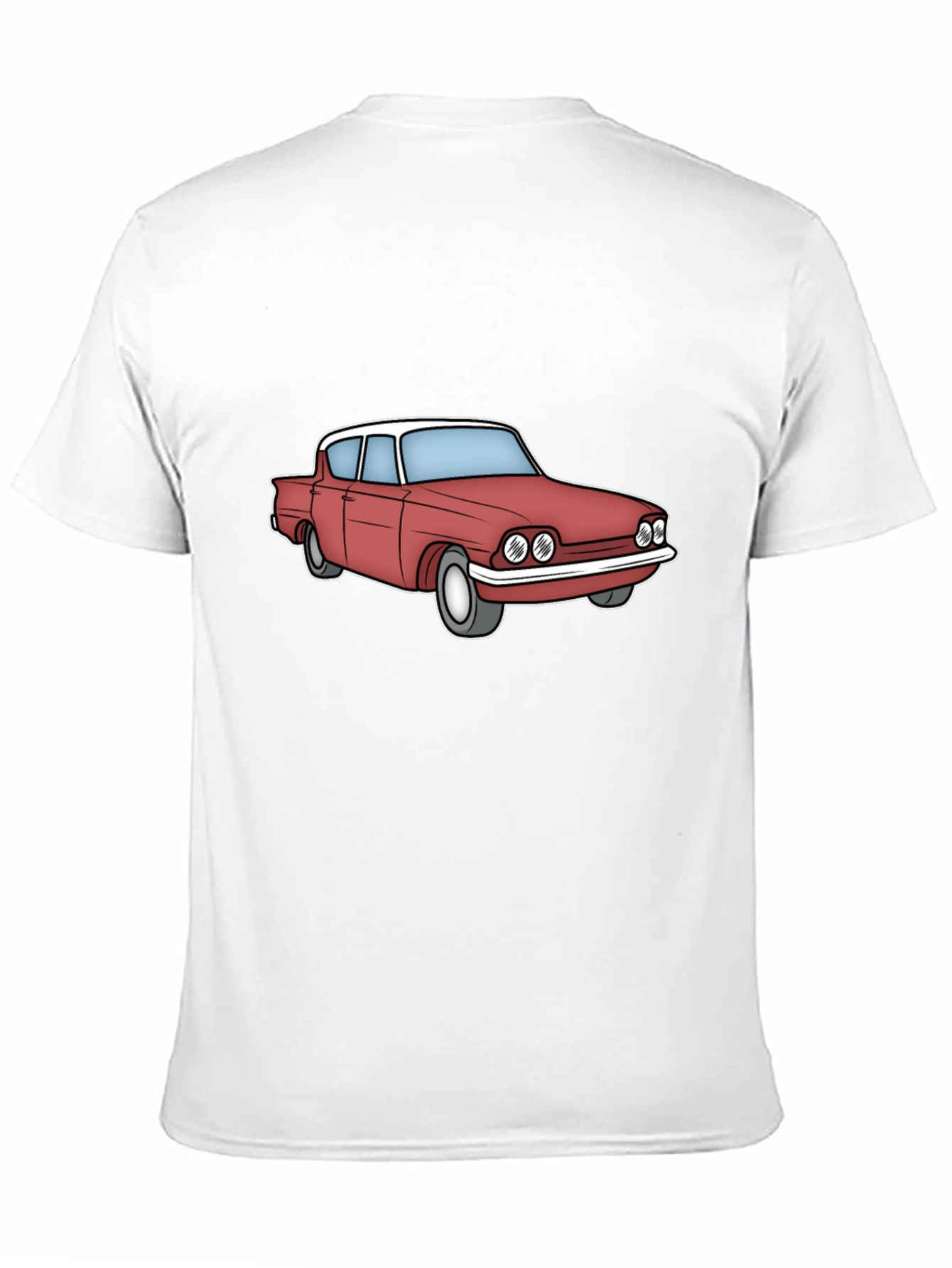 Black Classic Car Graphic Tee - Black view 11