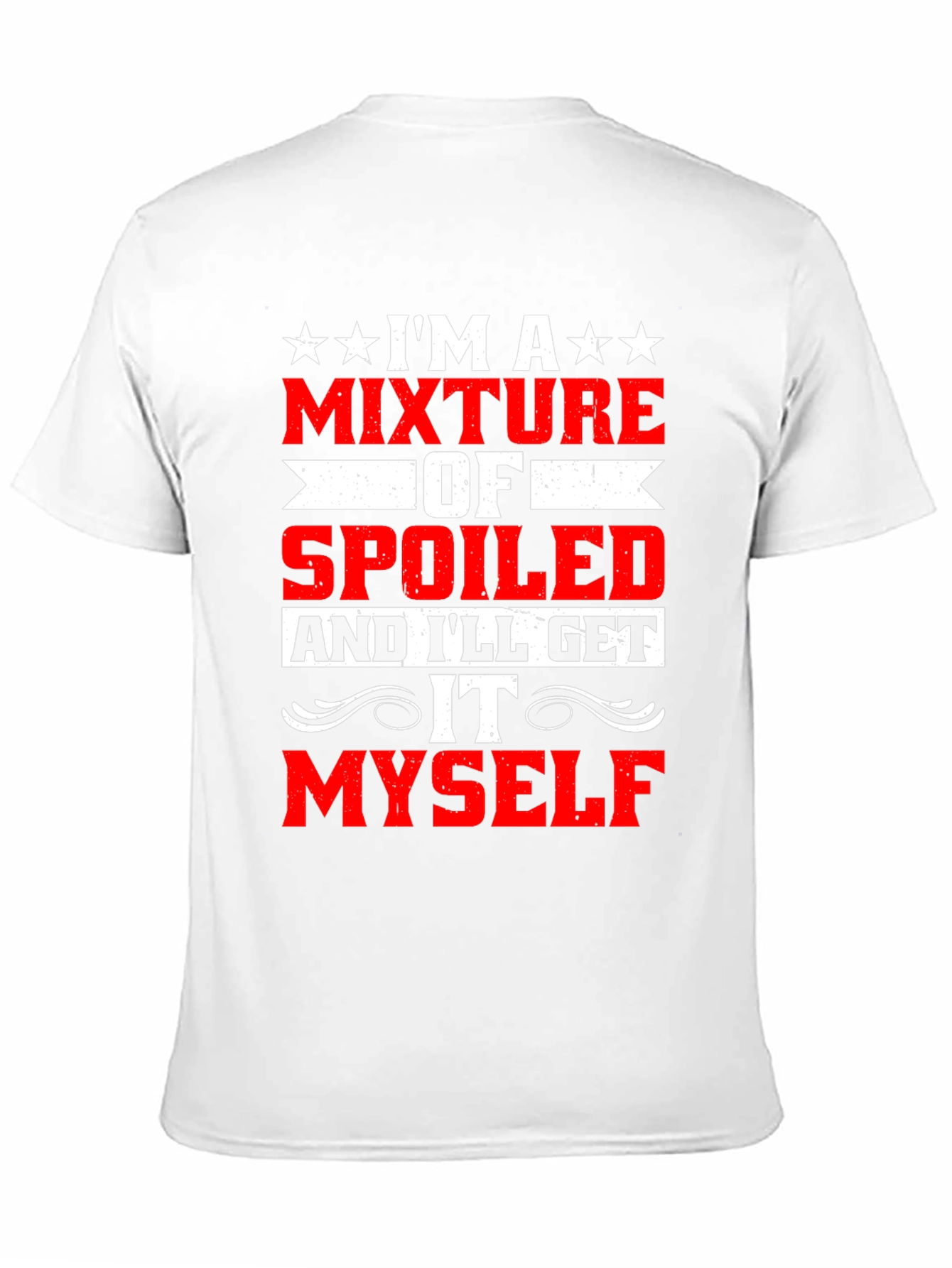 Black Funny Spoiled I'll Get It Myself T-Shirt view 11