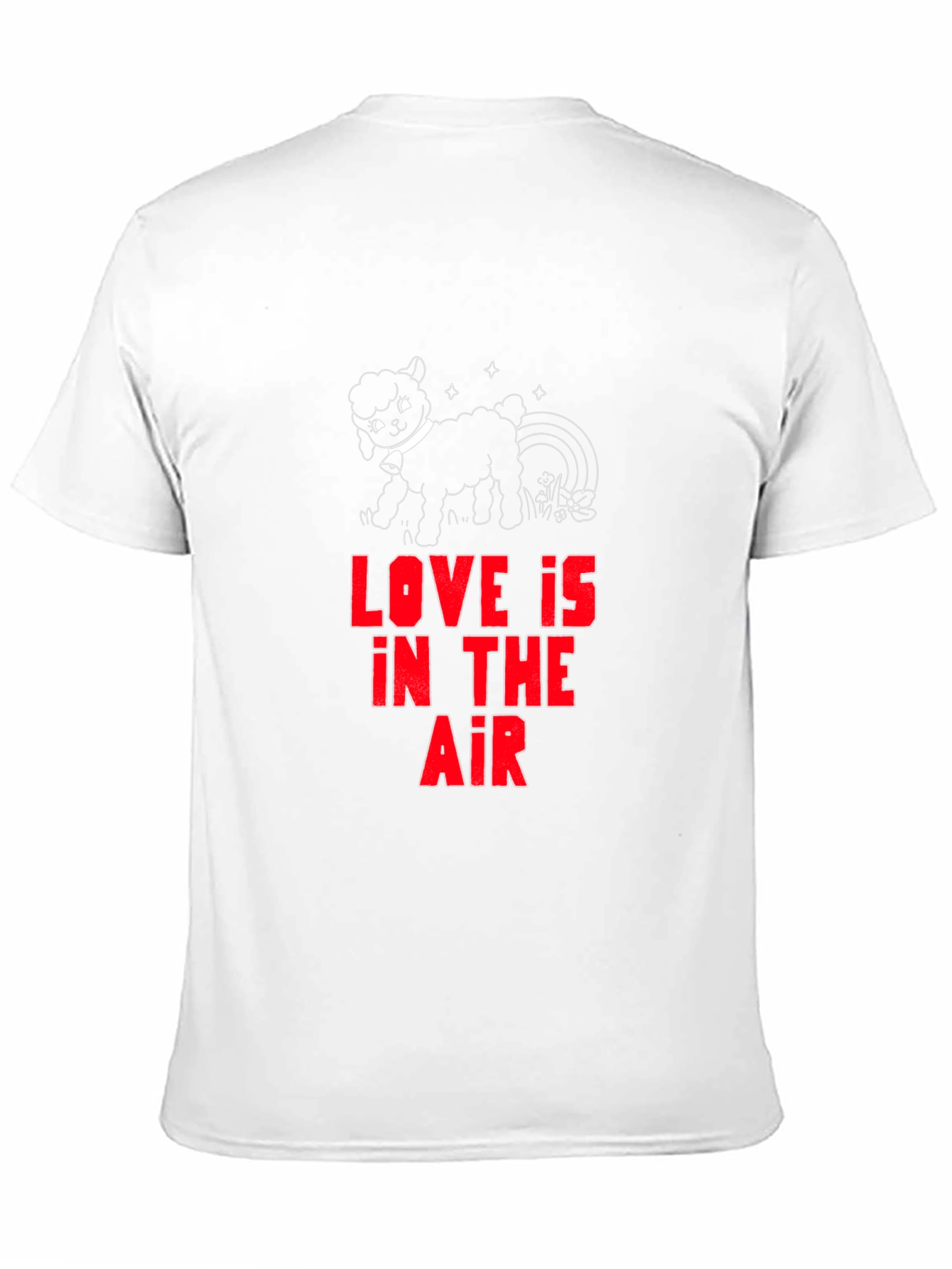 Black Love is in the Air Graphic Tee - Black Cotton T-Shirt view 11