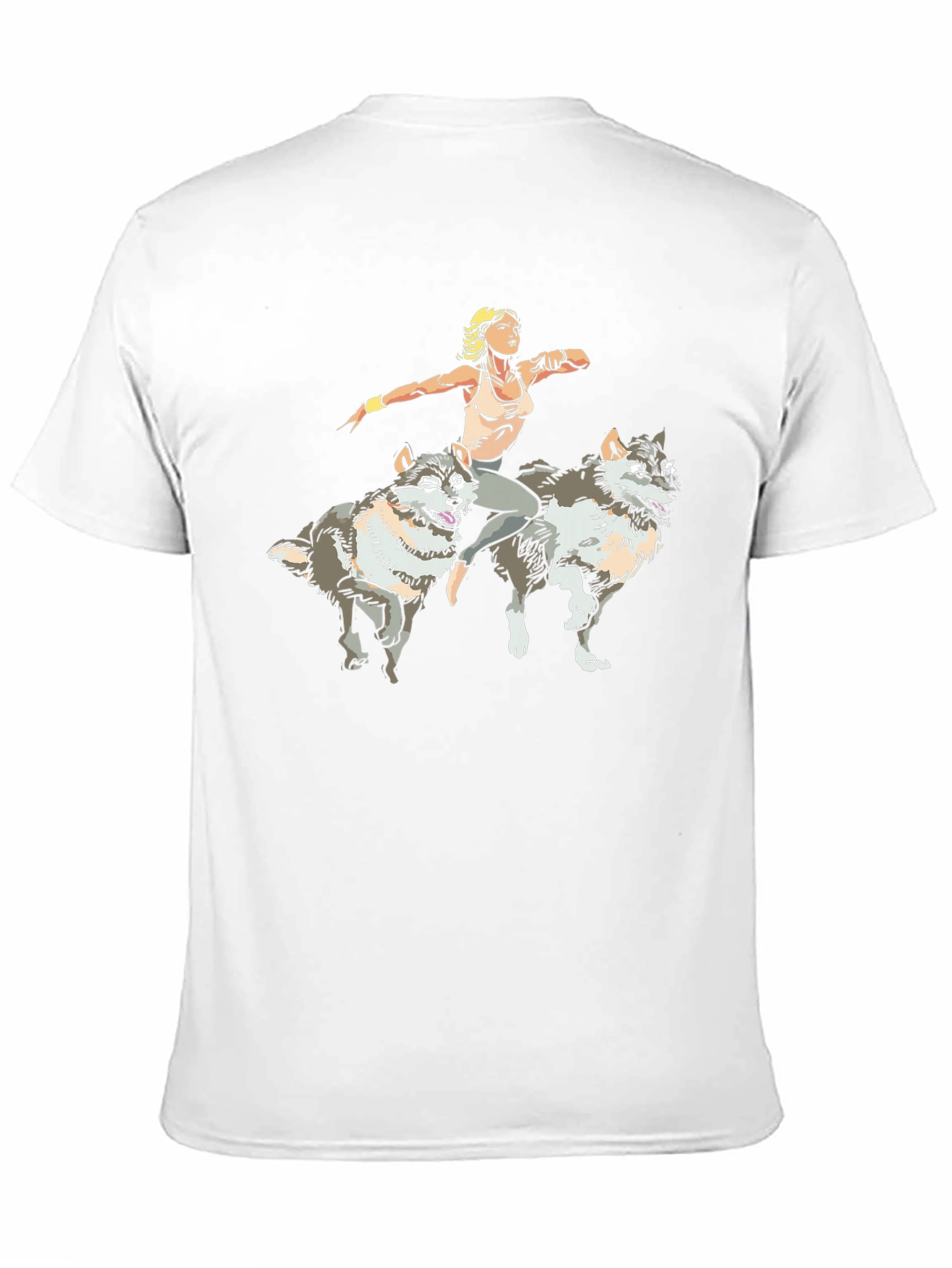 Wolf Rider Graphic T-Shirt - Unisex Design - 11