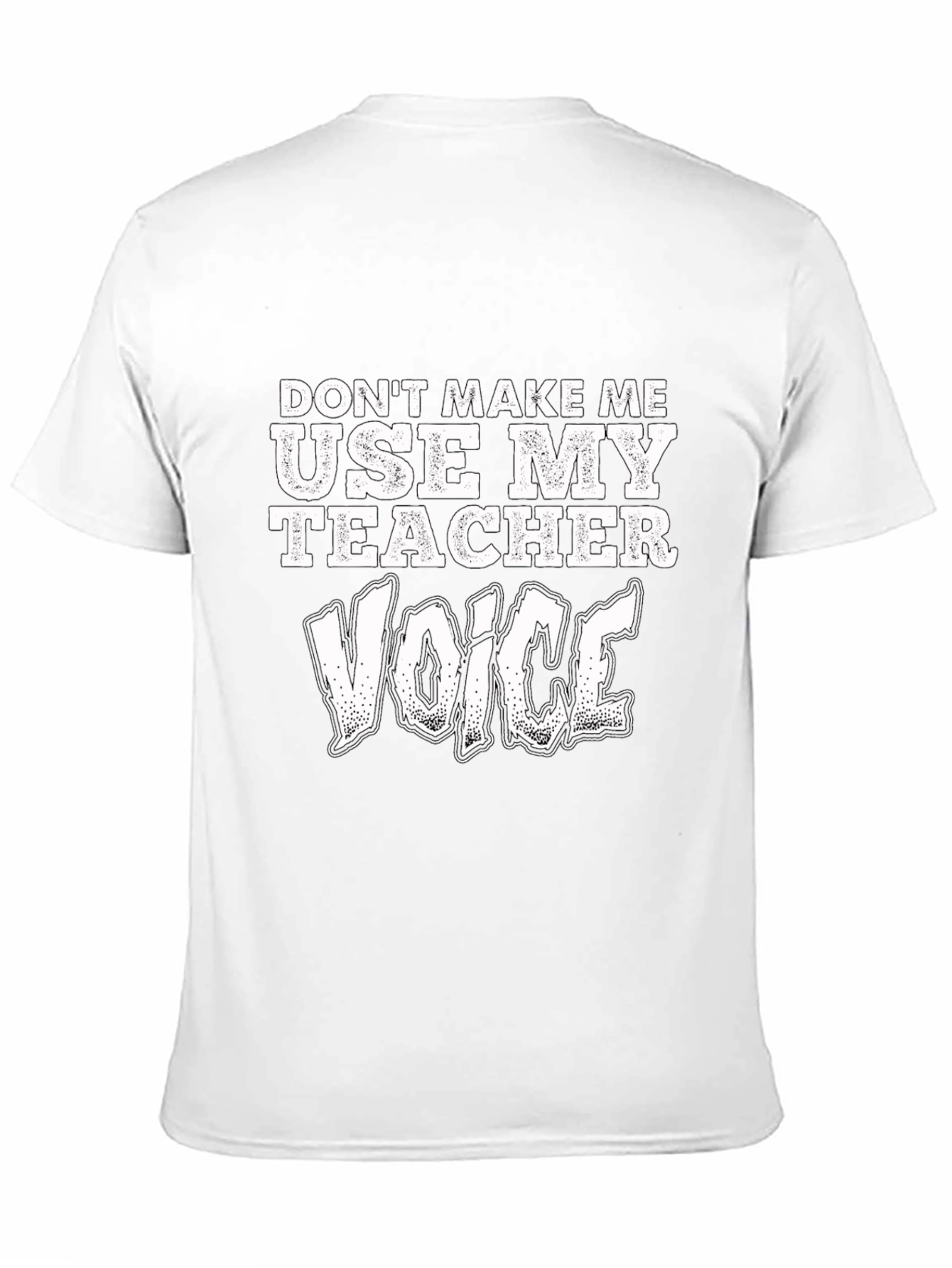 Black Teacher Voice T-Shirt view 11