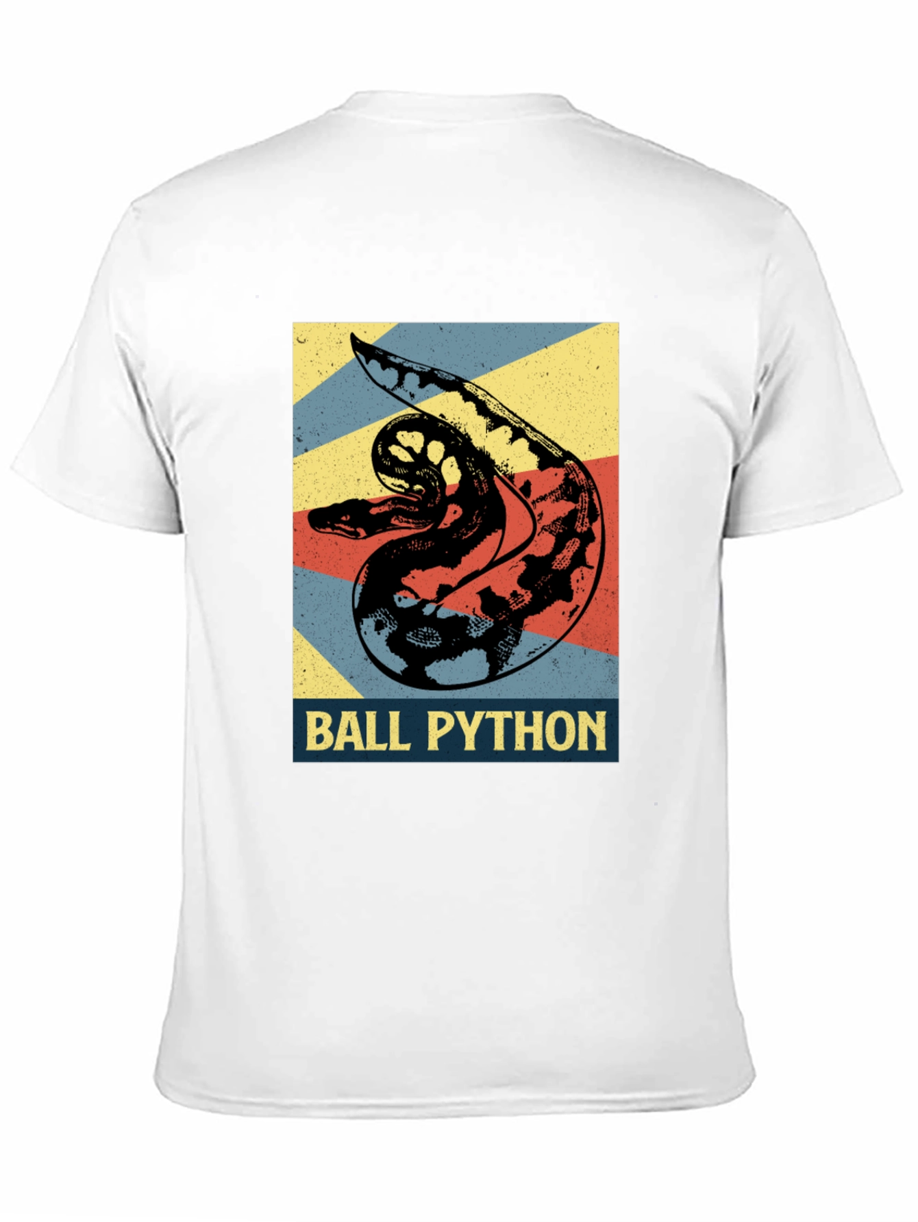 Black Ball Python Graphic T-Shirt - Reptile Lover Tee view 11