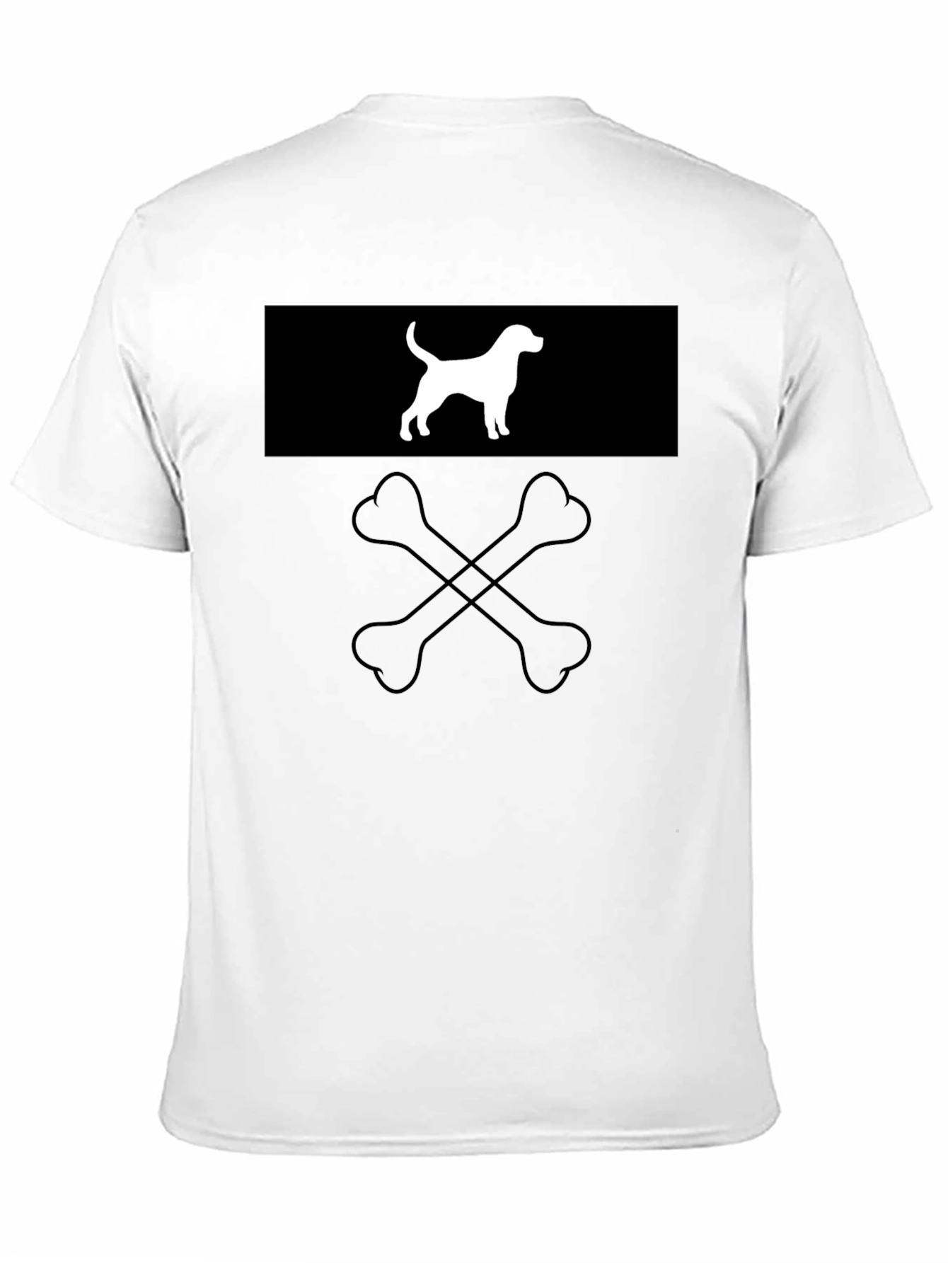Black Dog & Bones Graphic Tee - Black Cotton Crewneck view 11