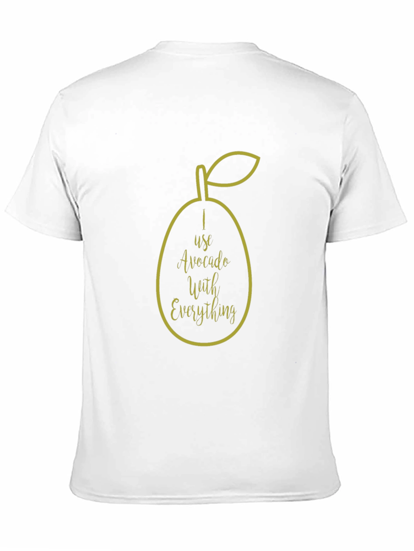 Black Avocado Lover T-Shirt - I Use Avocado With Everything! view 11