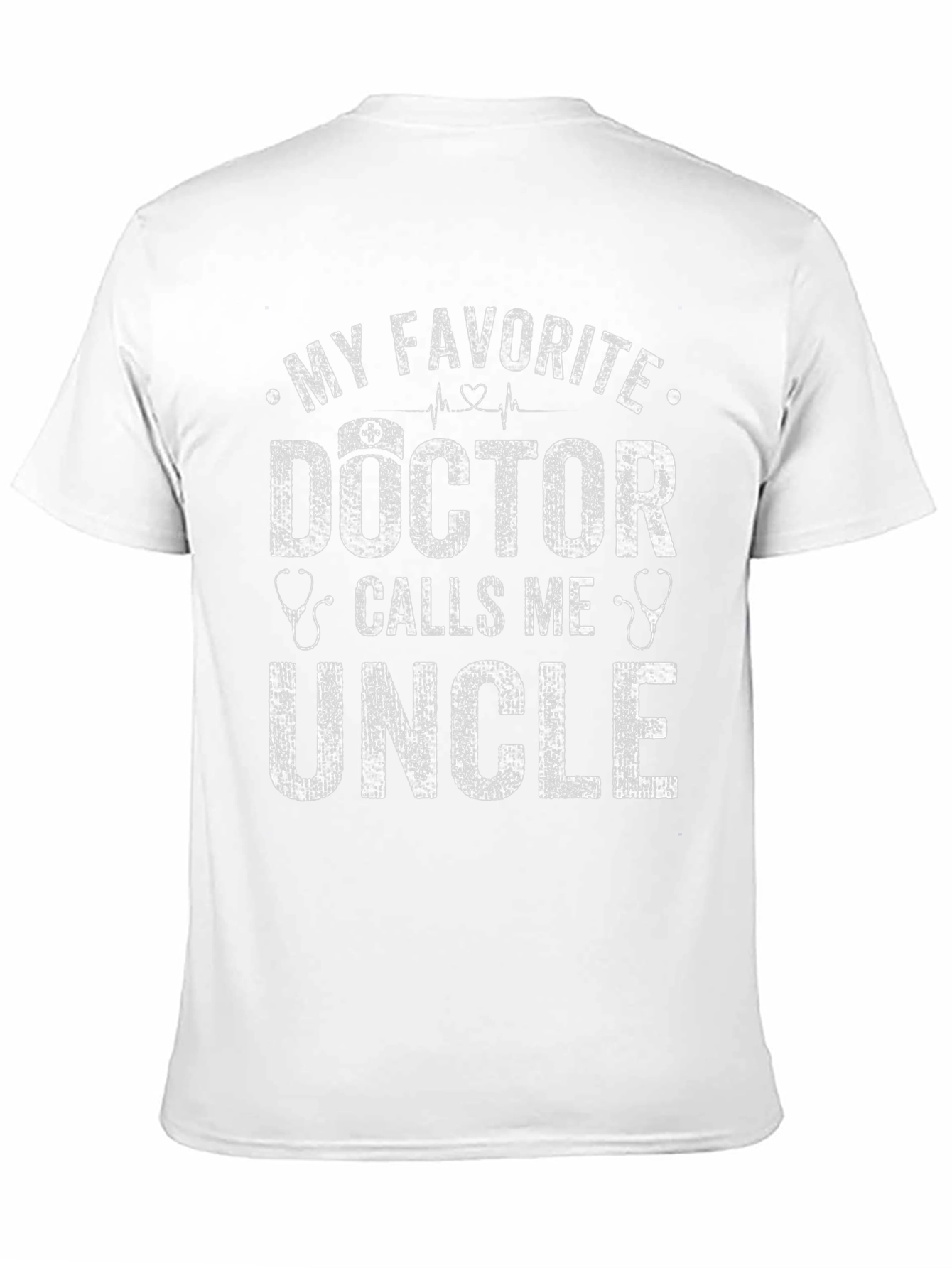 Black My Favorite Doctor Calls Me Uncle T-Shirt view 11