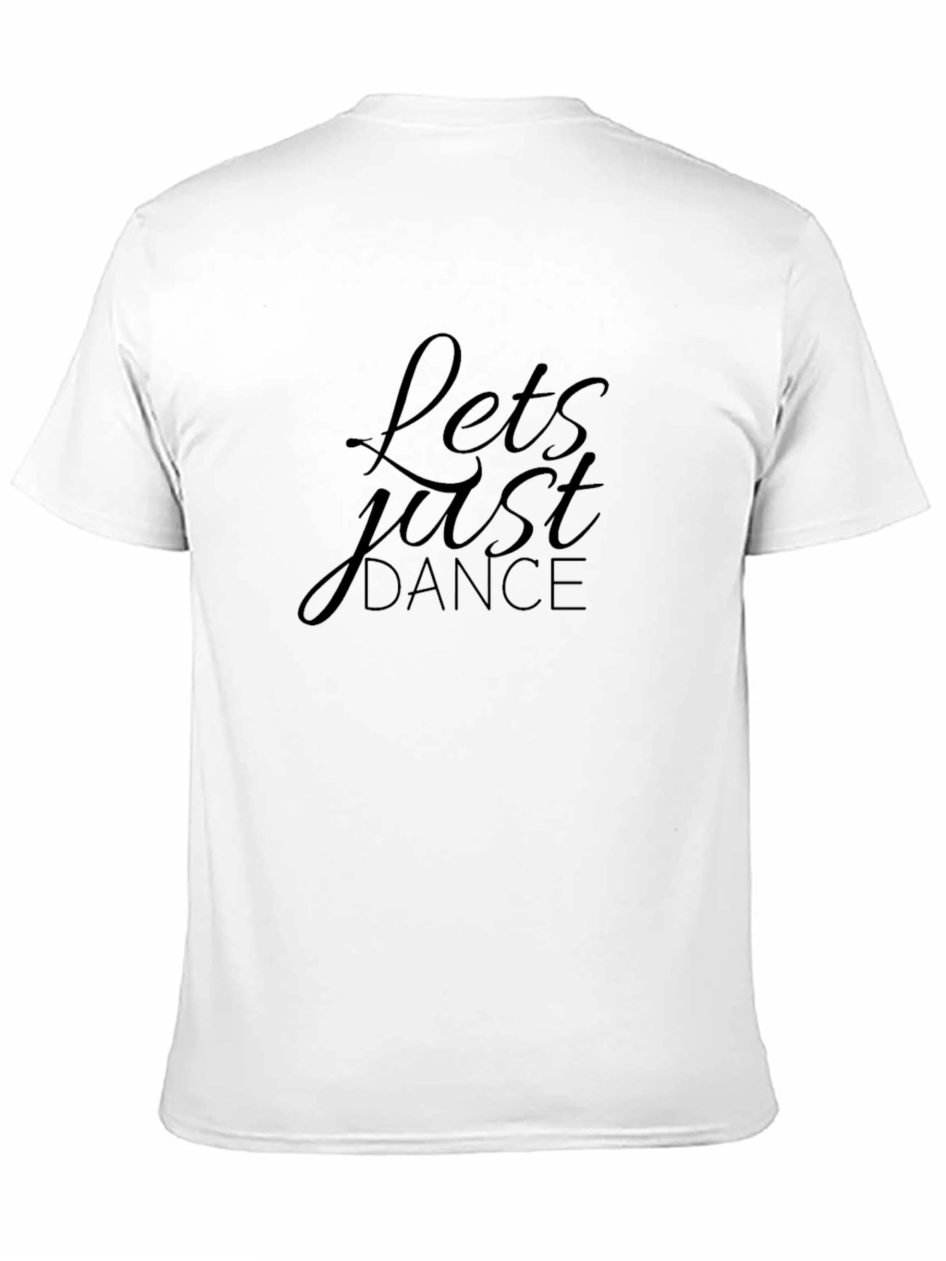 Black Lets Just Dance T-Shirt - Soft Cotton Blend, Stylish Design view 11