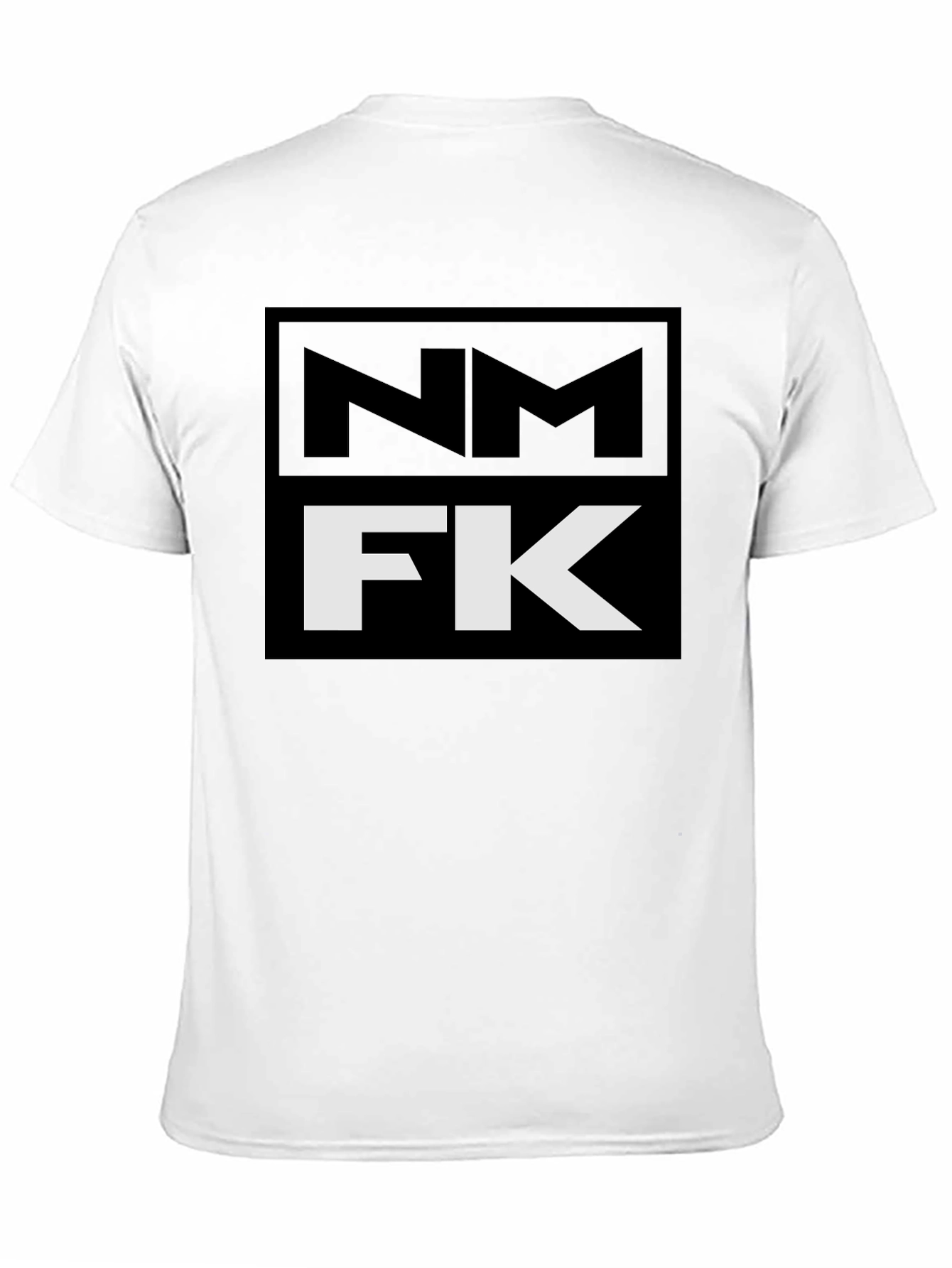 Black NM FK Graphic Tee - Bold Statement T-Shirt view 11