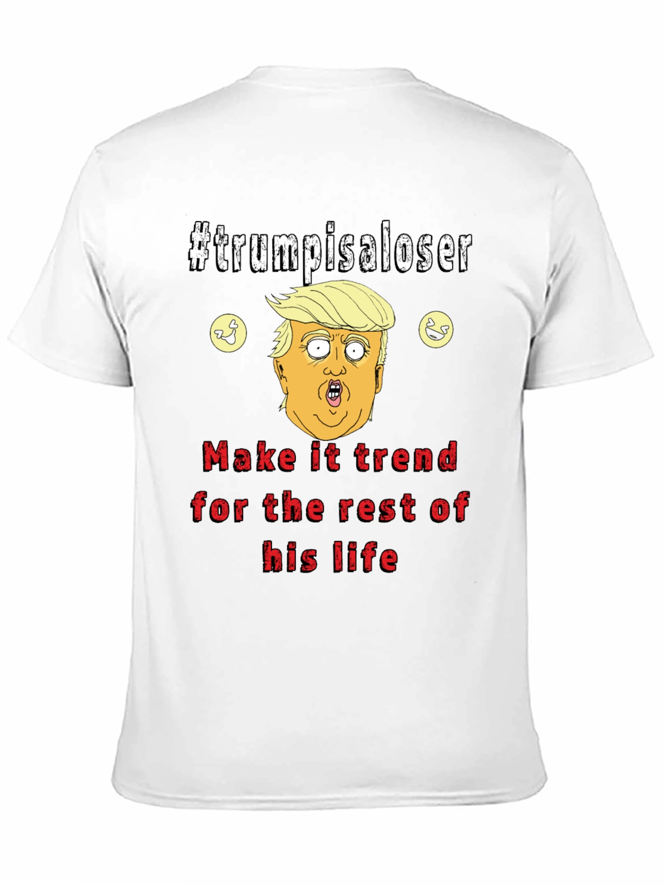 Black Trump is a Loser Graphic T-Shirt view 11