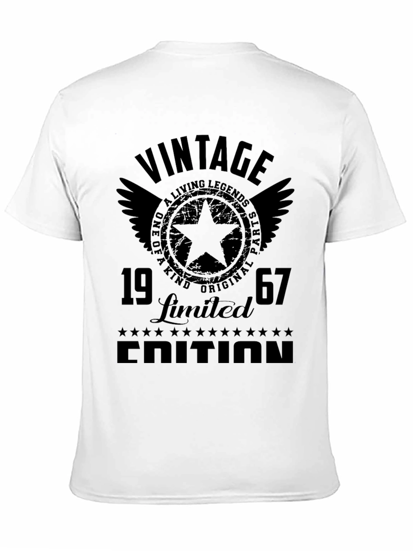 Black Vintage 1967 Limited Edition T-Shirt view 11