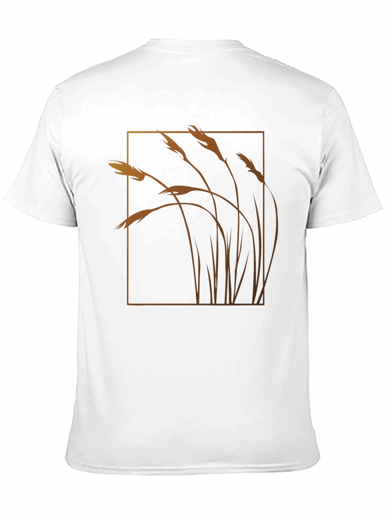 Black Wheat Field Graphic Tee - Black Cotton Blend view 11