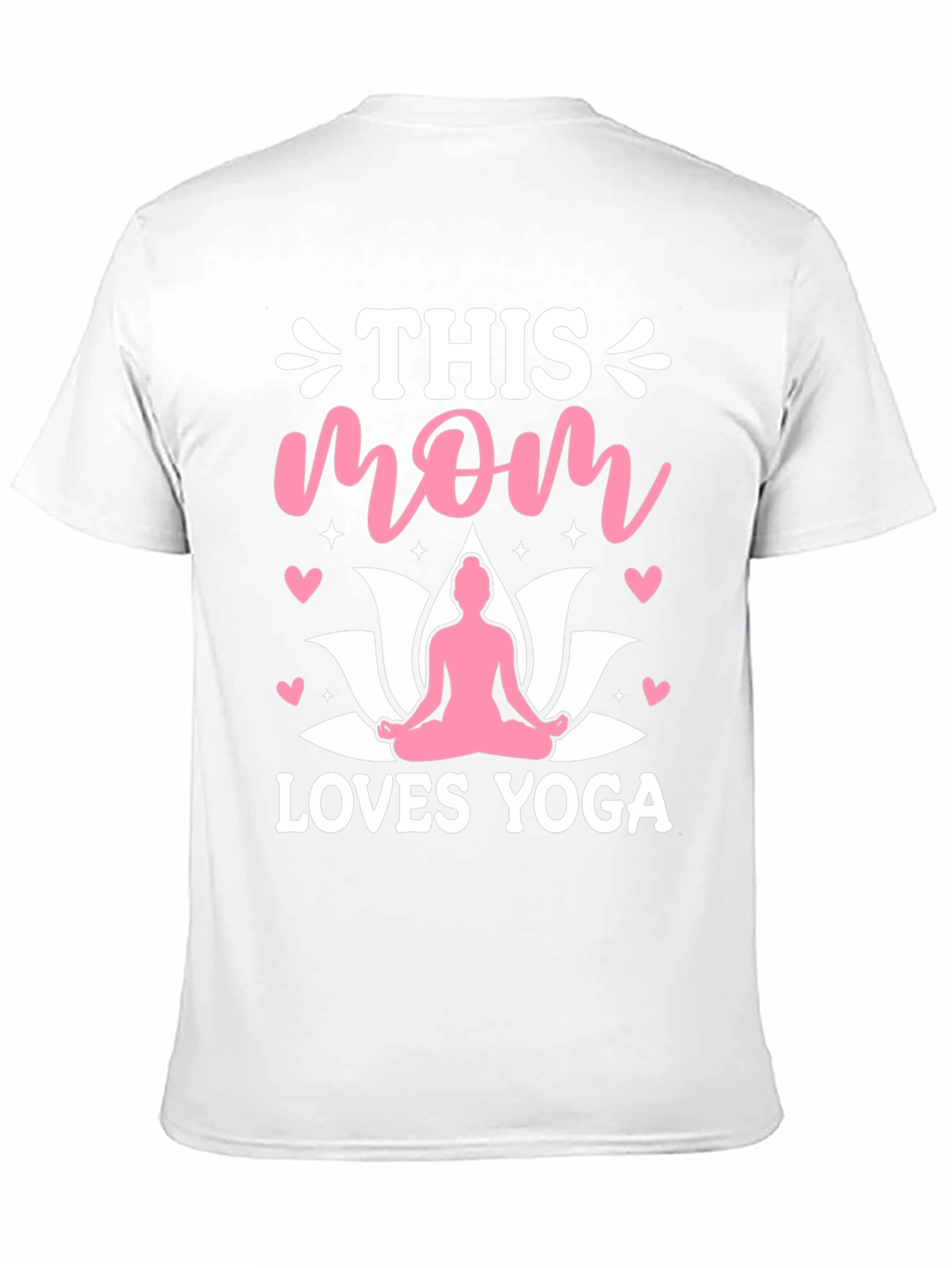 Black This Mom Loves Yoga T-Shirt - Comfortable & Stylish view 11