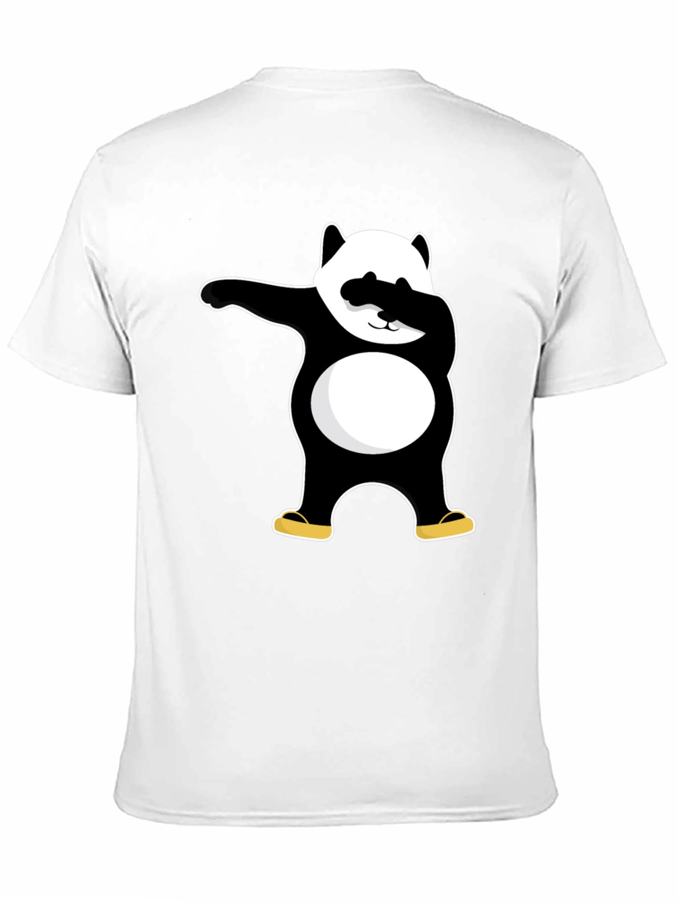Black Dabbing Panda Black T-Shirt - Cool Graphic Tee view 11
