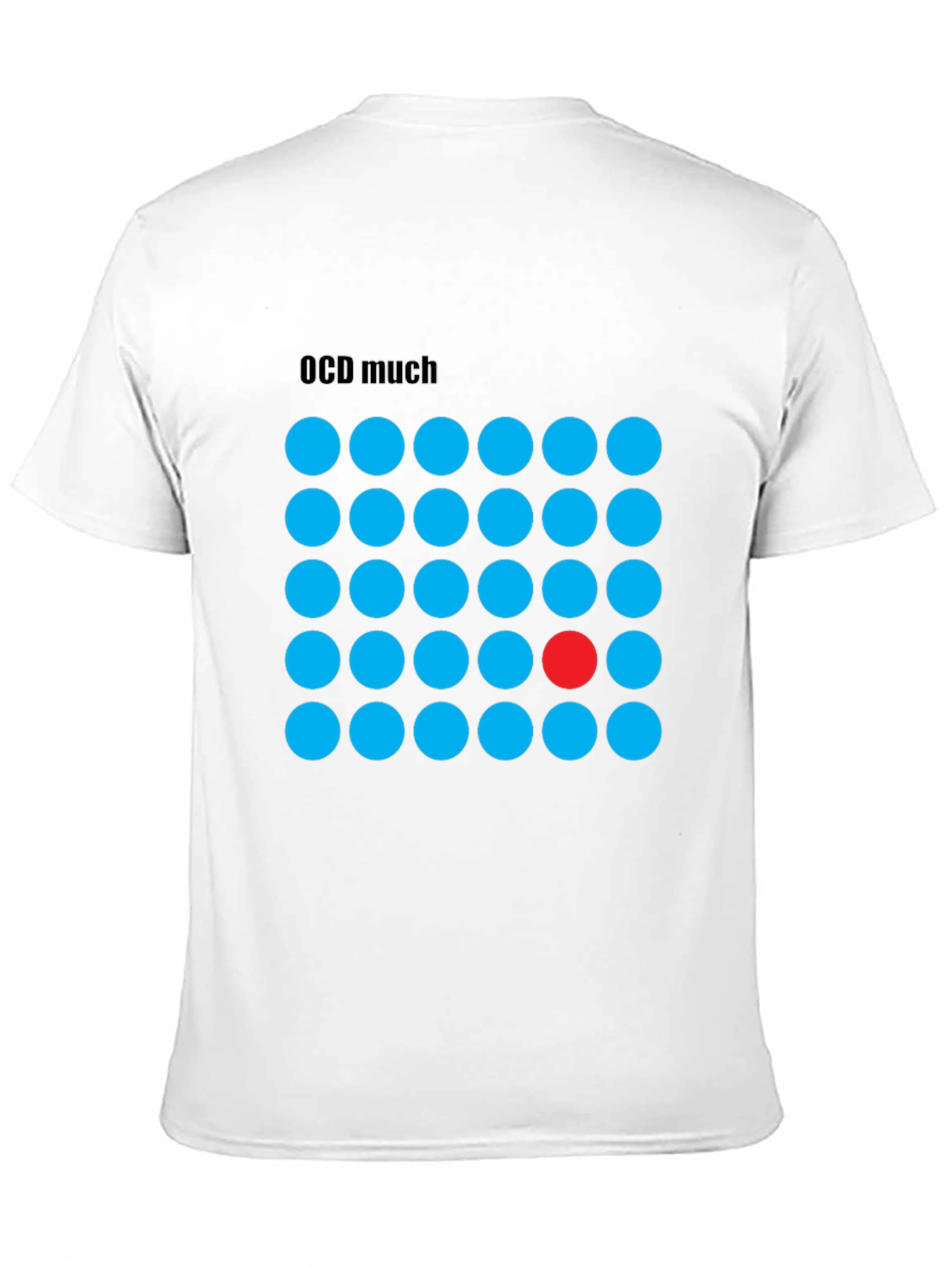 Black OCD Much T-Shirt - Funny Graphic Tee view 11