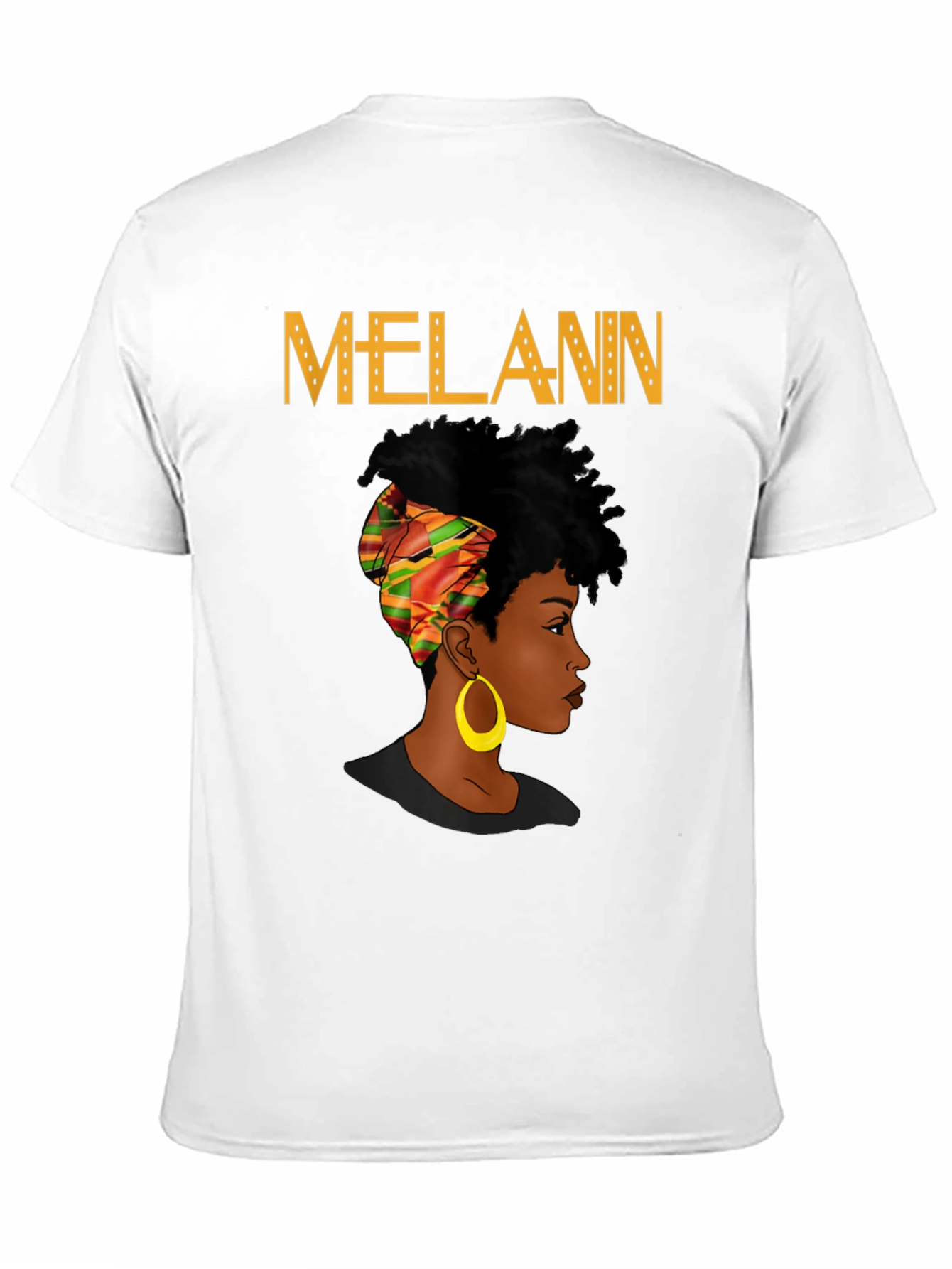 Black Melanin Queen Black Graphic Tee view 11