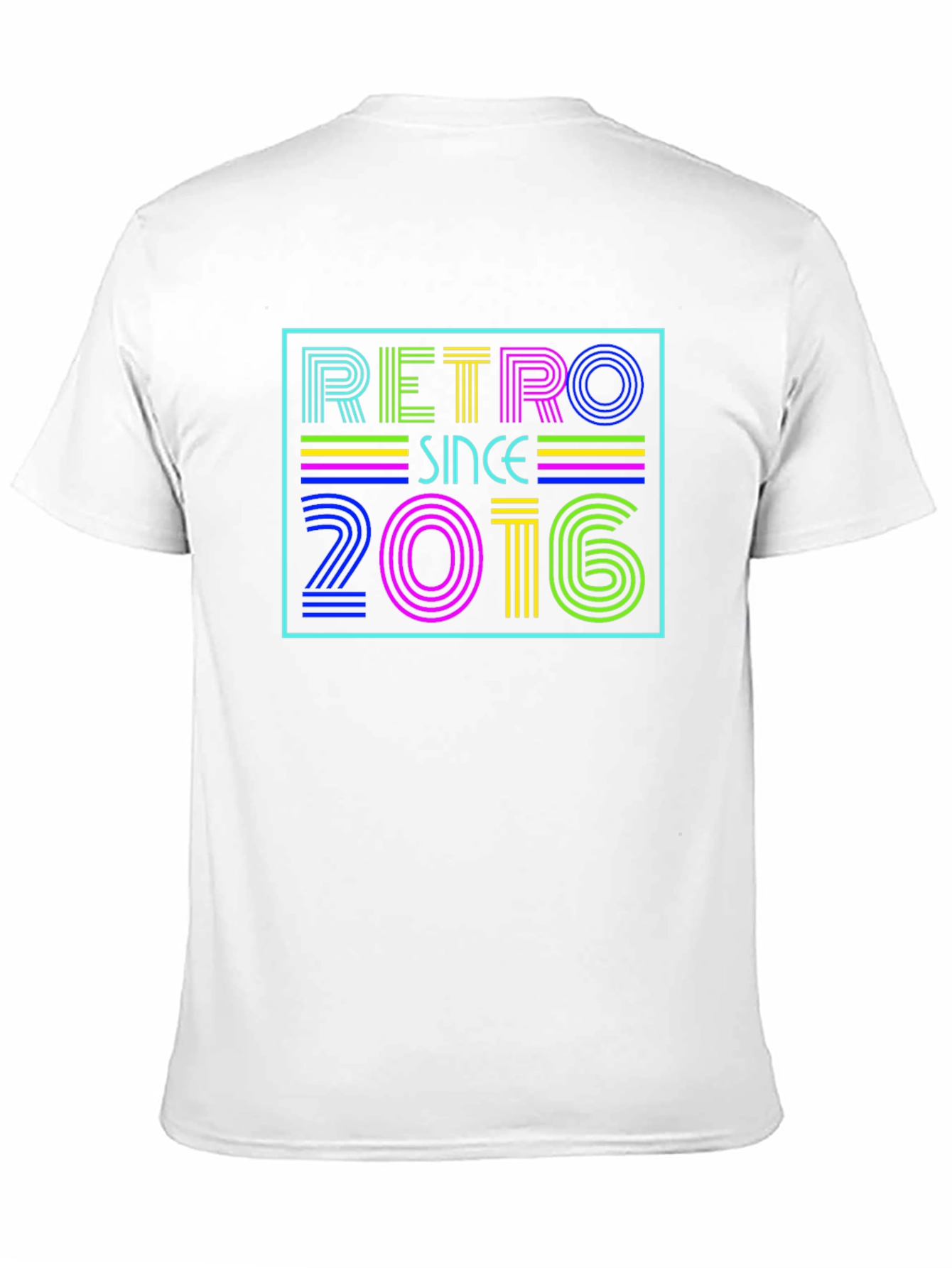 Black Retro Since 2016 Graphic T-Shirt view 11