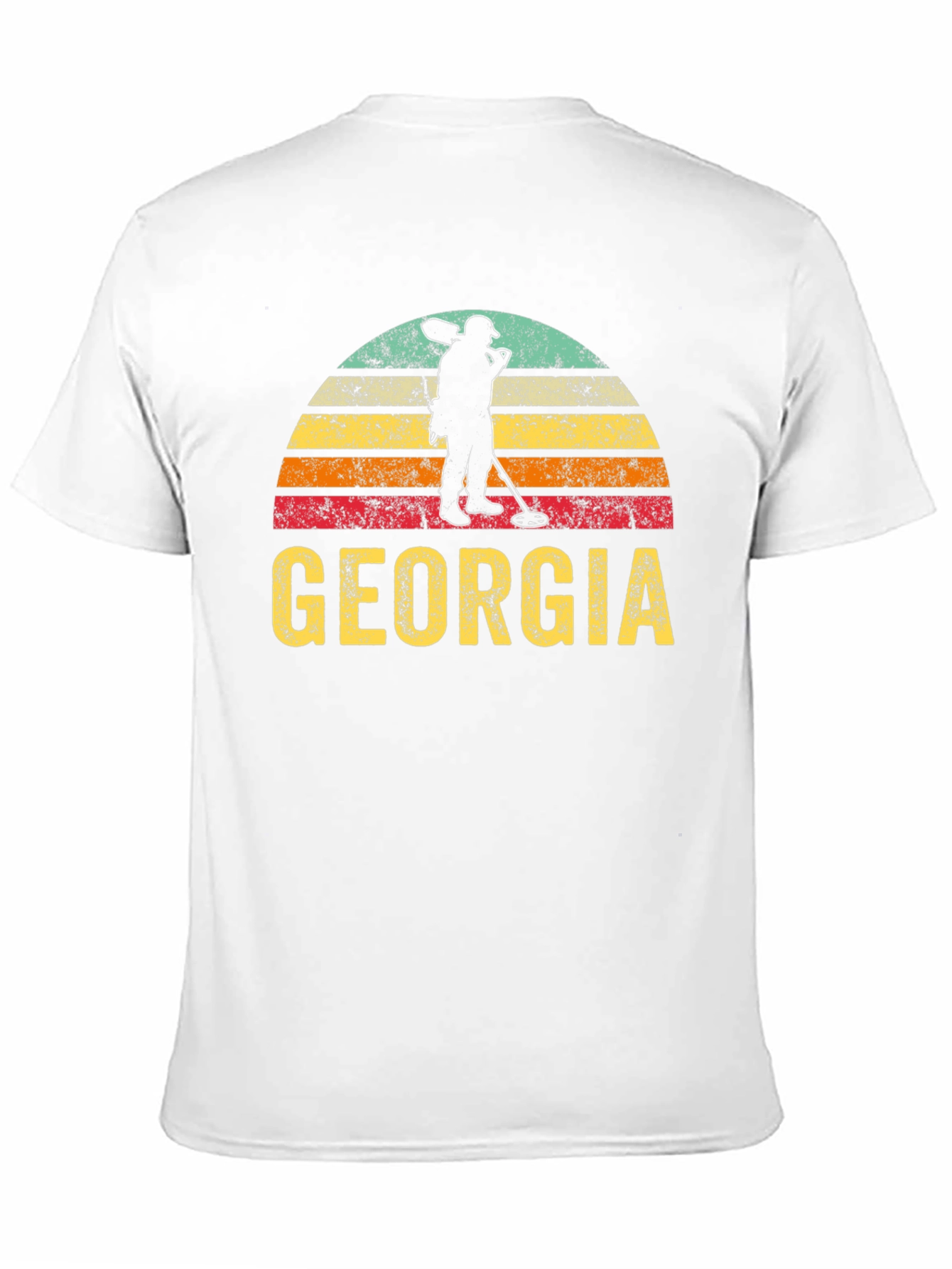 Black Georgia Vintage Metal Detecting T-Shirt view 11