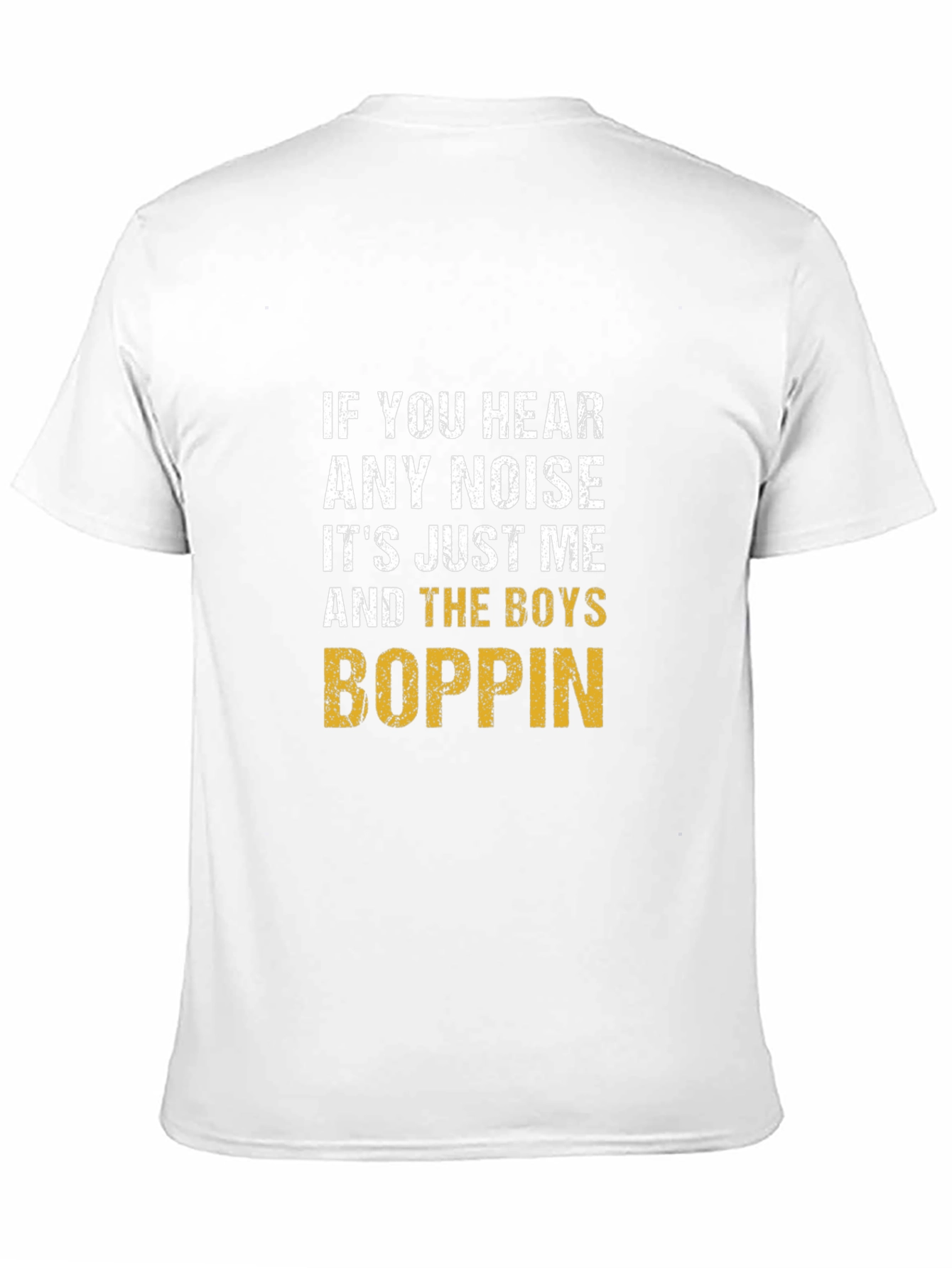 Black Funny "Boppin" Graphic T-Shirt view 11