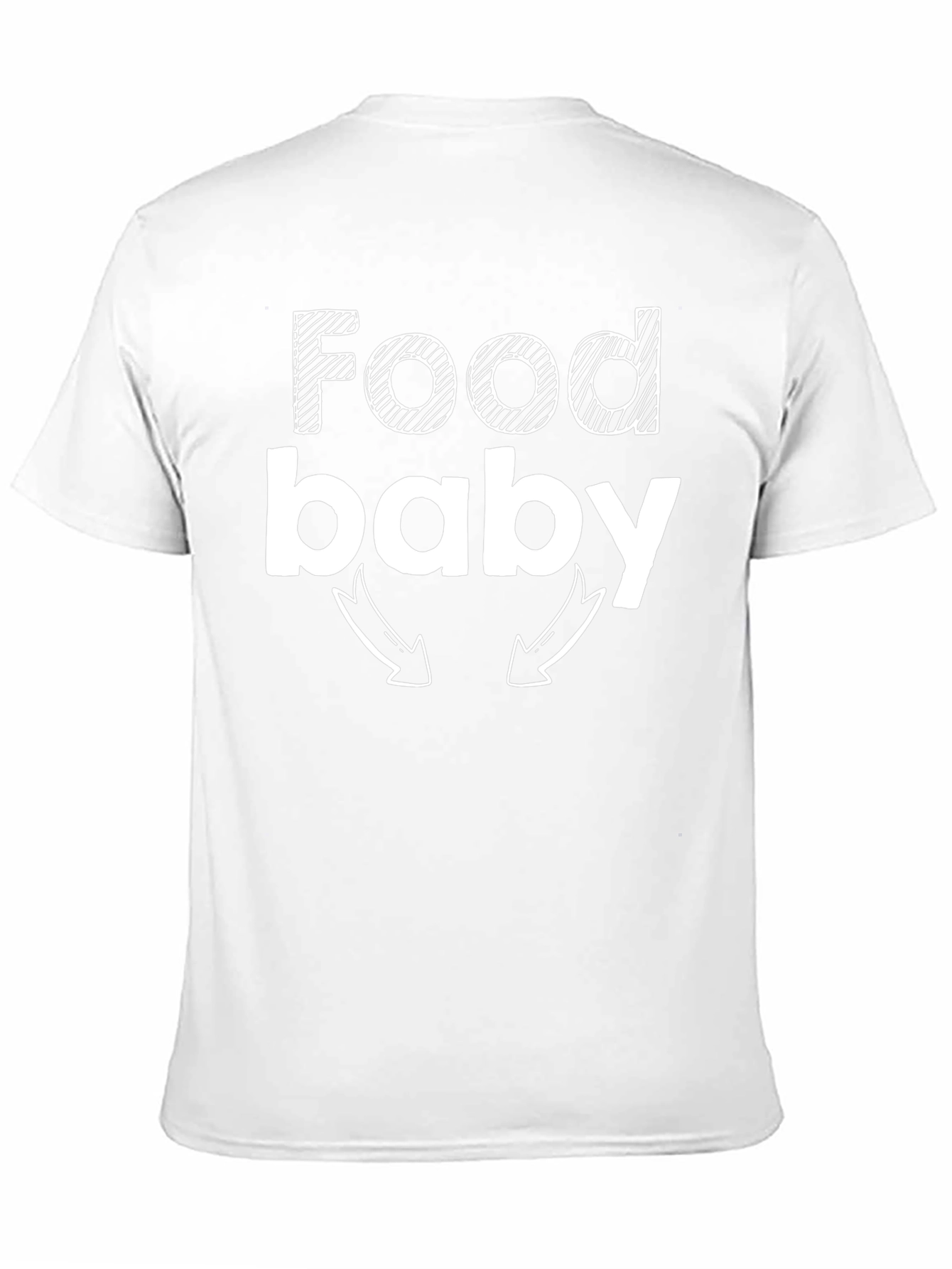 Black Food Baby T-Shirt - Funny Pregnancy Announcement Tee view 11